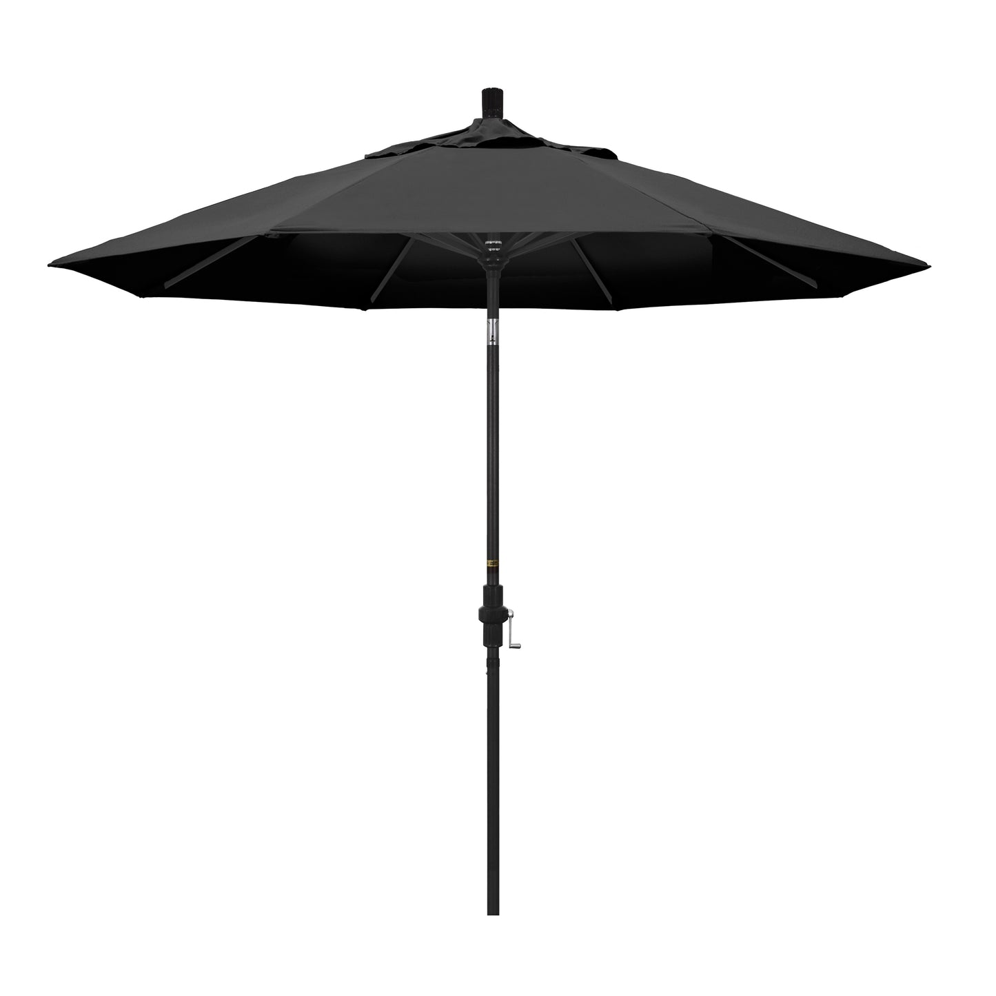 CasaFoyer California Umbrella 9' Market Umbrella with Collar Tilt and Crank Lift - Durable Aluminum Frame, Easy Tilt Adjustment, Long-Lasting Shade