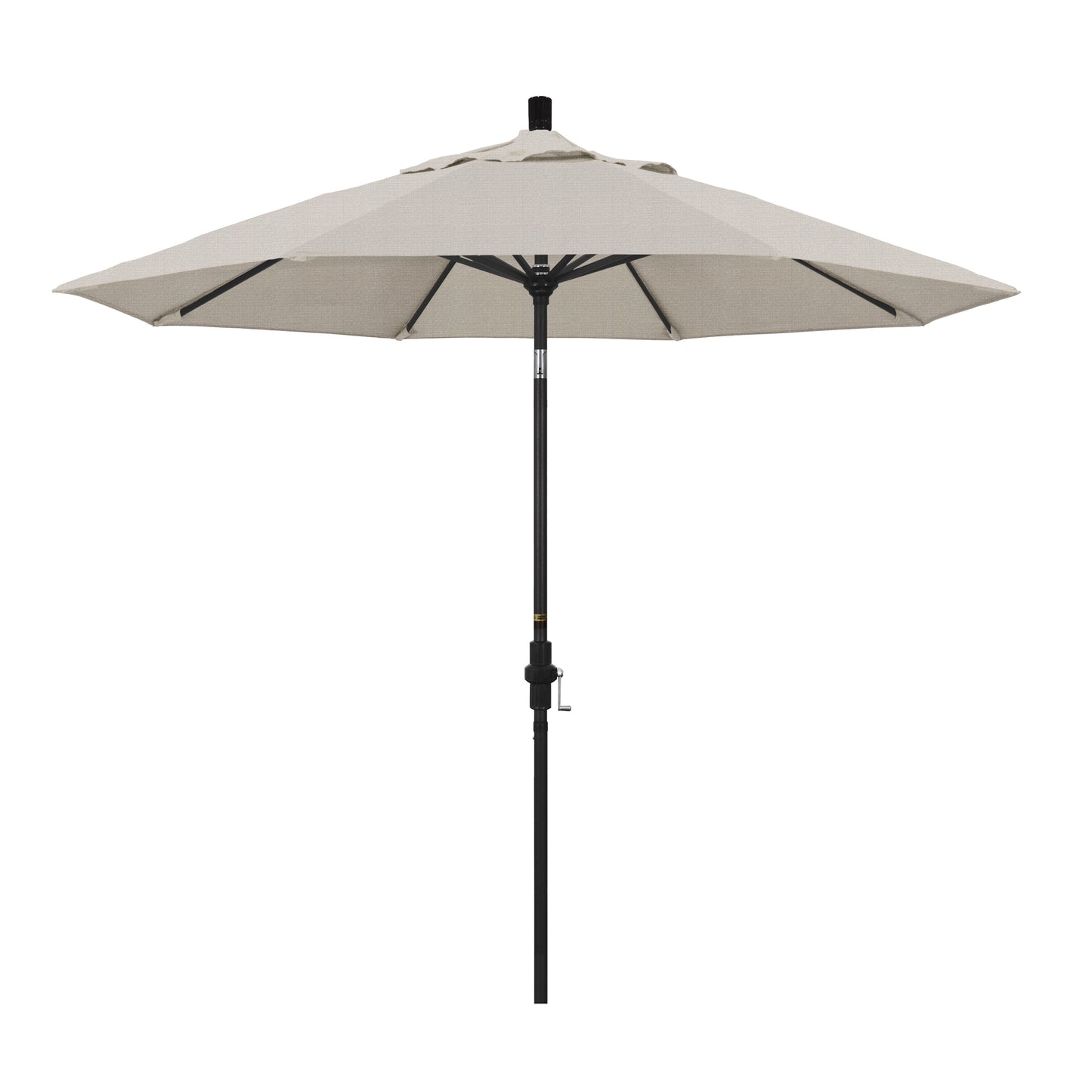 CasaFoyer California Umbrella 9' Market Umbrella with Collar Tilt and Crank Lift - Durable Aluminum Frame, Easy Tilt Adjustment, Long-lasting Shade Enjoyment