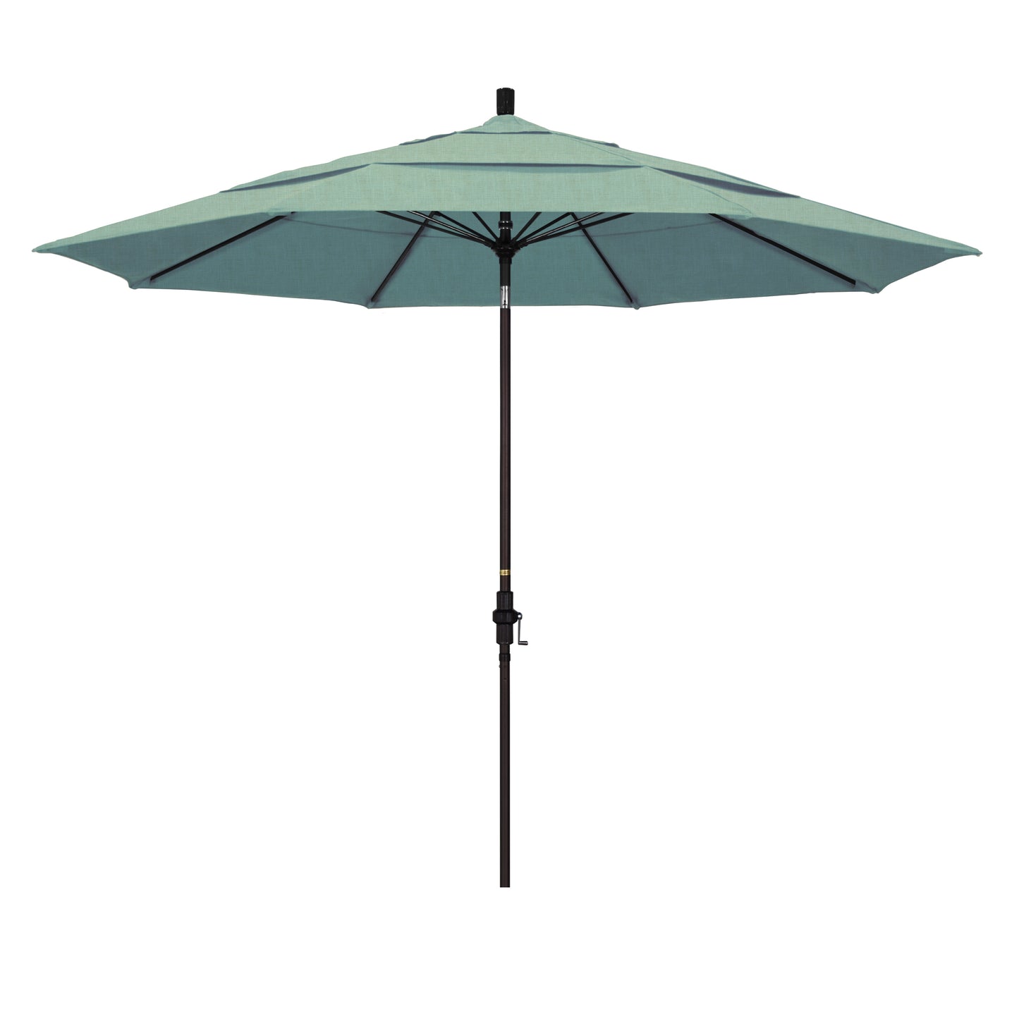 CasaFoyer 11' Extra-Large California Market Umbrella with Commercial-Grade Design, Aluminum Pole, Fiberglass Ribs, Collar Tilt, and Wind-Resistant Canopy