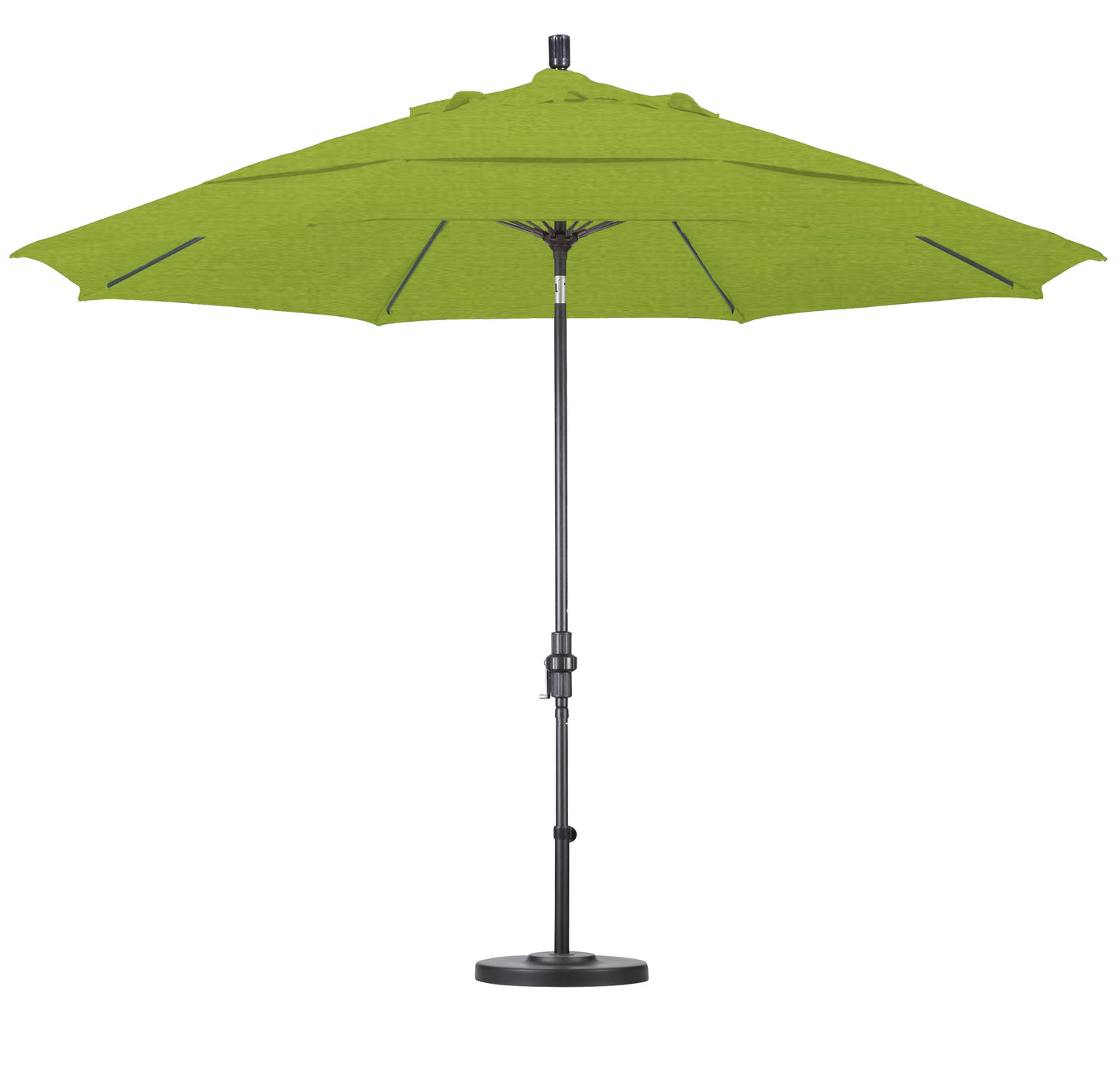 CasaFoyer 11' California Market Umbrella - Extra Large, Commercial-Grade Design, Aluminum Pole, Fiberglass Ribs, Collar Tilt, Wind Resistant