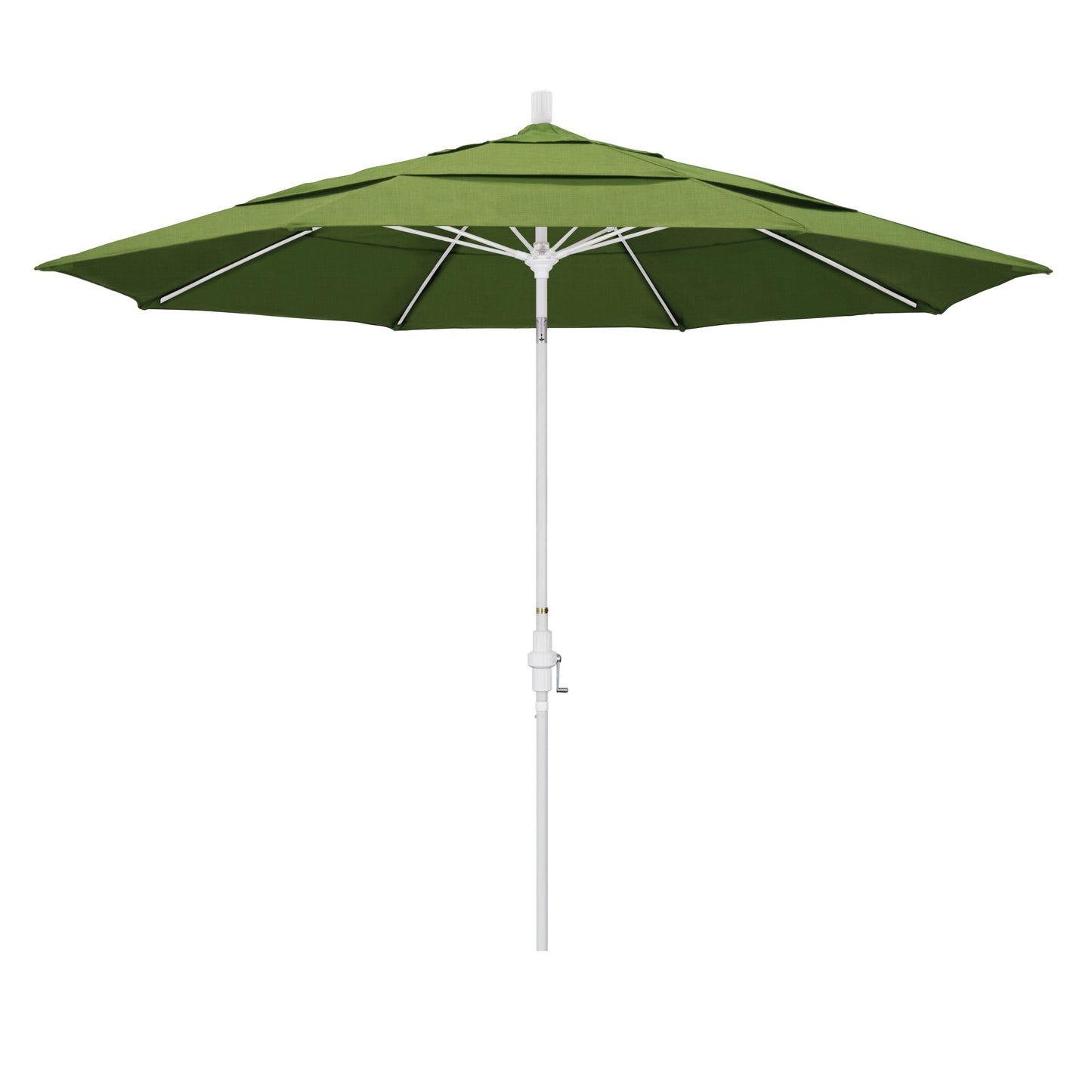 CasaFoyer 11' Extra-Large California Market Umbrella with Commercial-Grade Design, Aluminum Pole, Fiberglass Ribs, Collar Tilt, and Wind-Resistant Canopy