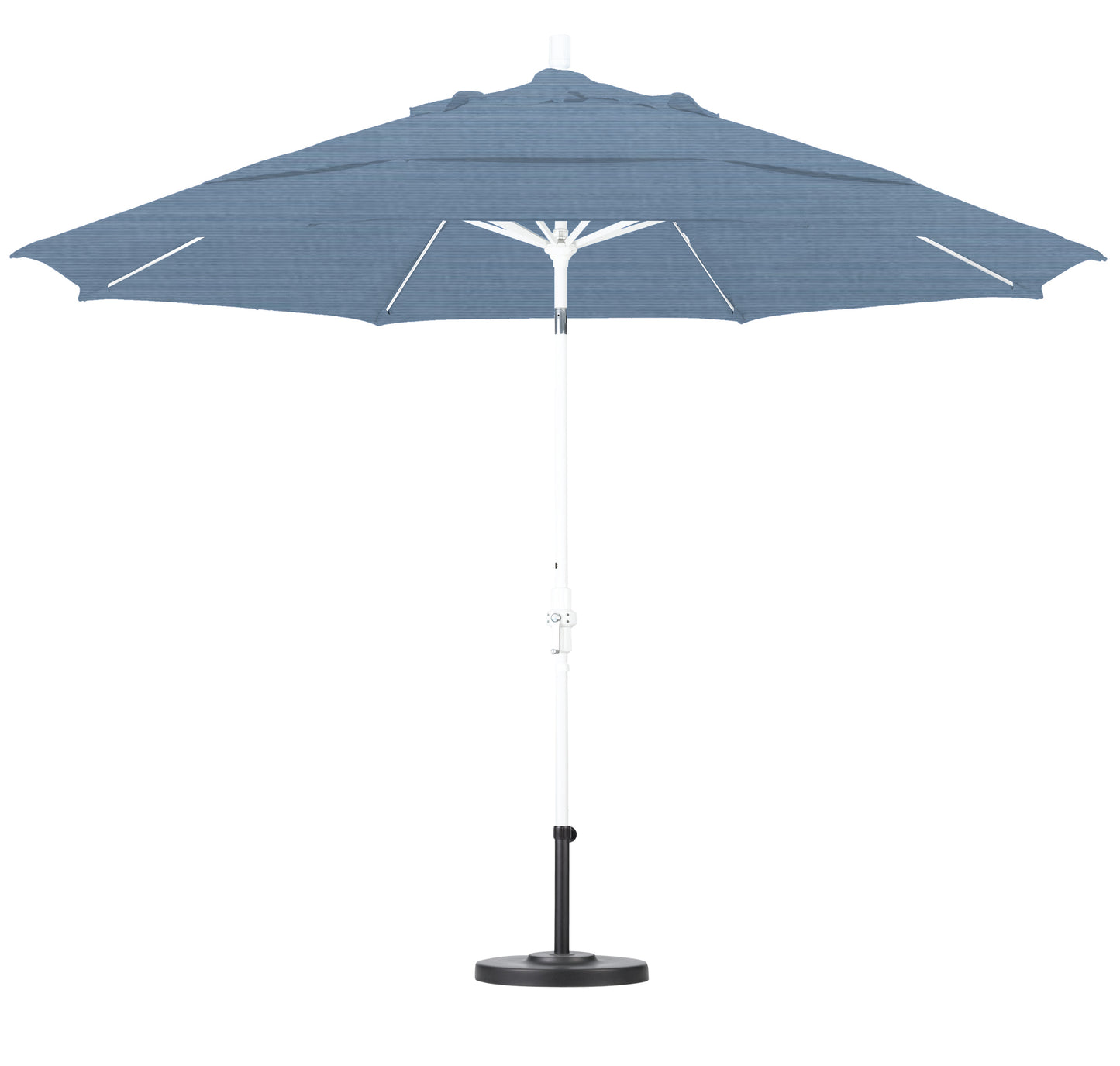CasaFoyer 11' Extra-Large California Market Umbrella with Commercial-Grade Design, Aluminum Pole, and Fiberglass Ribs. Wind-Resistant and User-Friendly.