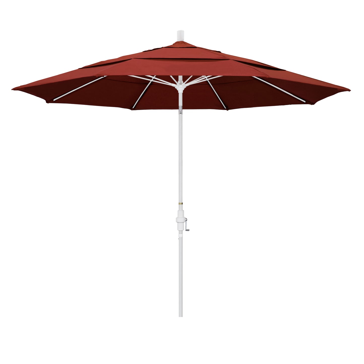 CasaFoyer 11' California Market Umbrella - Extra Large, Commercial-Grade Design, Aluminum Pole, Fiberglass Ribs, Collar Tilt, Wind Resistant, Sunbrella Fabric