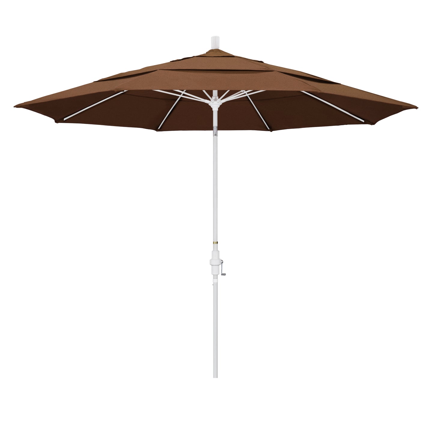 CasaFoyer 11' California Market Umbrella with Advanced Collar Tilt Design - Extra-Large Patio Umbrella with Sturdy Aluminum Pole and Premium Fiberglass Ribs