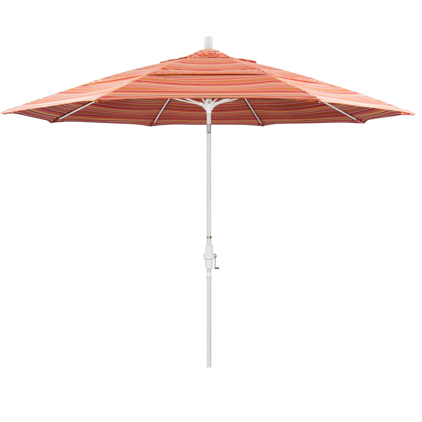 CasaFoyer 11' Extra-Large California Market Umbrella with Commercial-Grade Design, Aluminum Pole, Fiberglass Ribs, Collar Tilt, and Durable Sunbrella Canopy