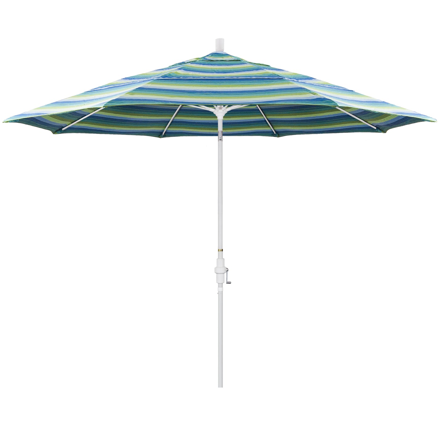 CasaFoyer 11' California Market Umbrella with Advanced Collar Tilt Design - Durable Aluminum Pole, Premium Fiberglass Ribs, Wind Resistant Canopy - Sunbrella Fabric