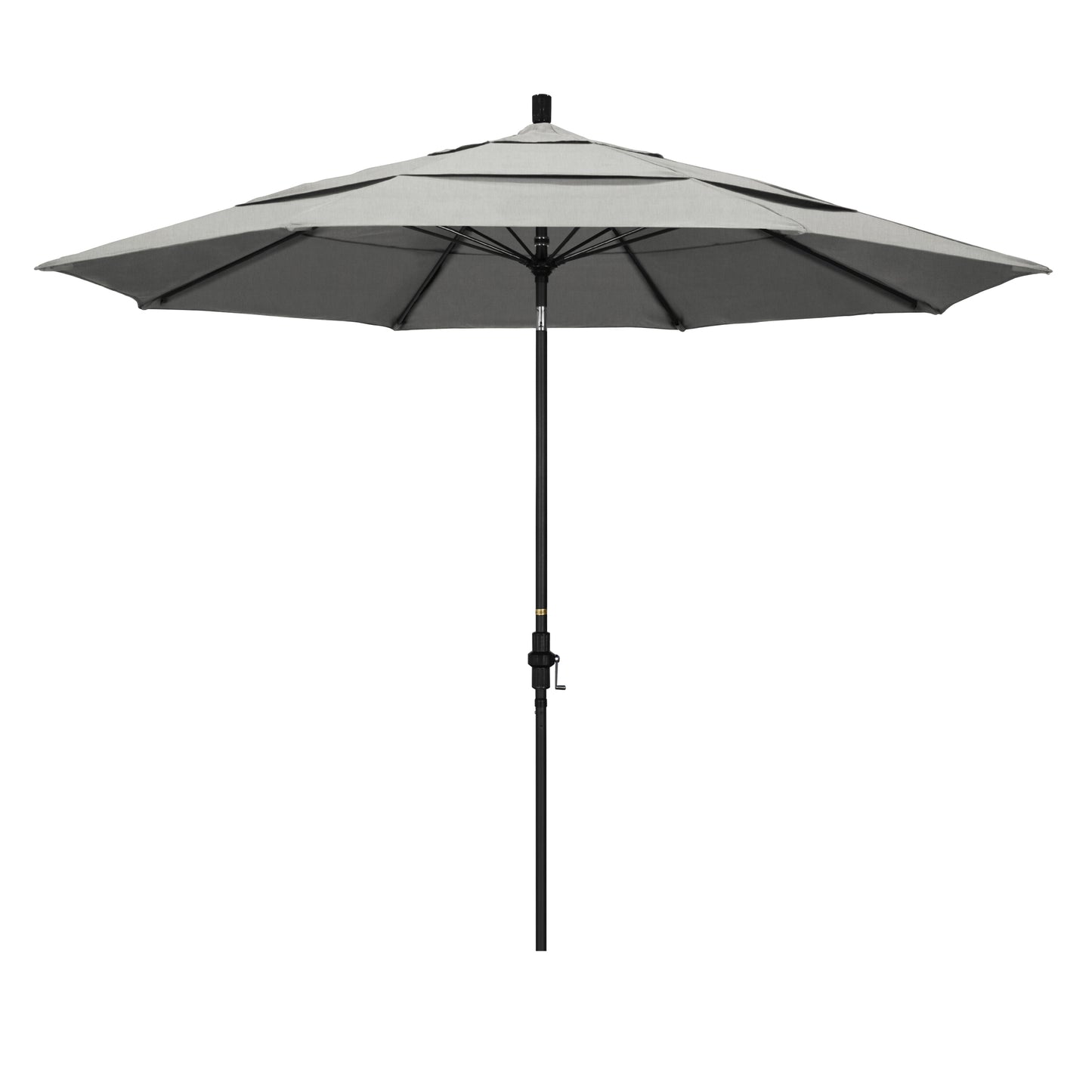 CasaFoyer 11' California Market Umbrella - Durable Aluminum Pole, Fiberglass Ribs, Collar Tilt, Crank Lift - Enhanced Flexibility & Longevity - Wind Resistant - Easy-to-Use & User-Friendly - Sunbrella Fabric