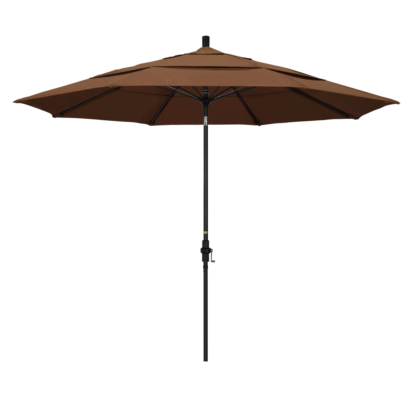 CasaFoyer 11' California Market Umbrella - Extra Large, Aluminum Pole, Fiberglass Ribs, Collar Tilt, Wind Resistant, Premium Canopy