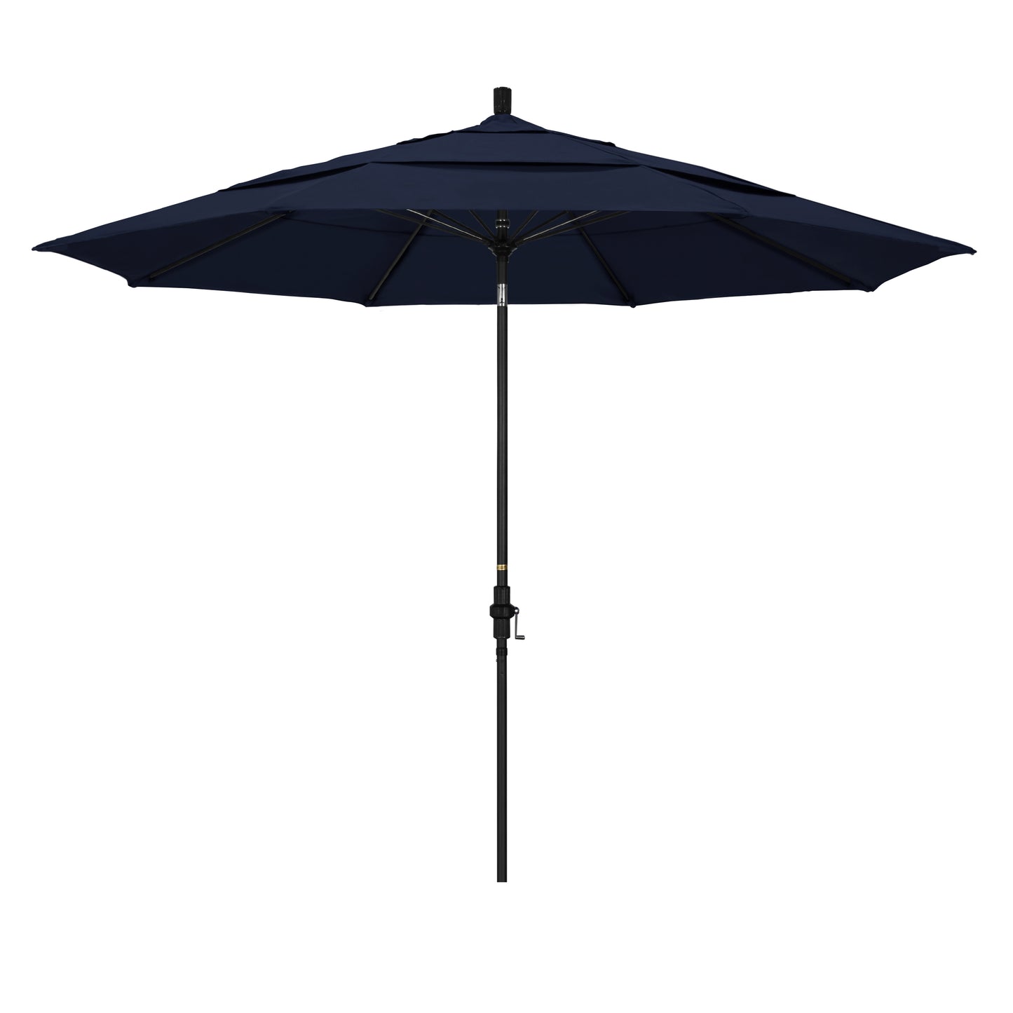 CasaFoyer 11' California Market Umbrella - Enhanced Design, Sturdy Aluminum Pole, Premium Fiberglass Ribs, Collar Tilt, Crank Lift, Extra-Large Canopy