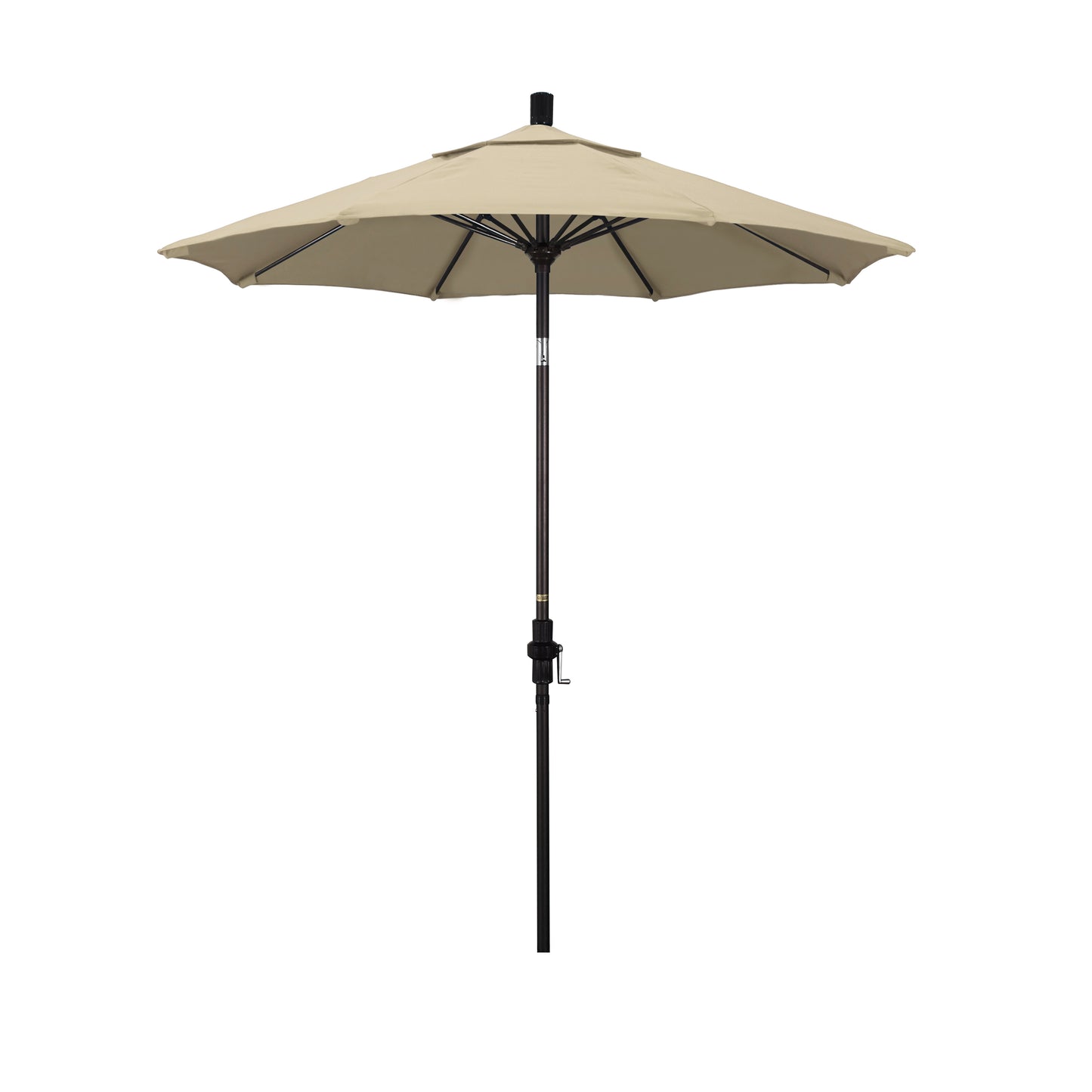CasaFoyer 7.5' California Market Umbrella - Sturdy Aluminum Pole, Premium Fiberglass Ribs, Extra-Large Canopy, Advanced Tilt Design