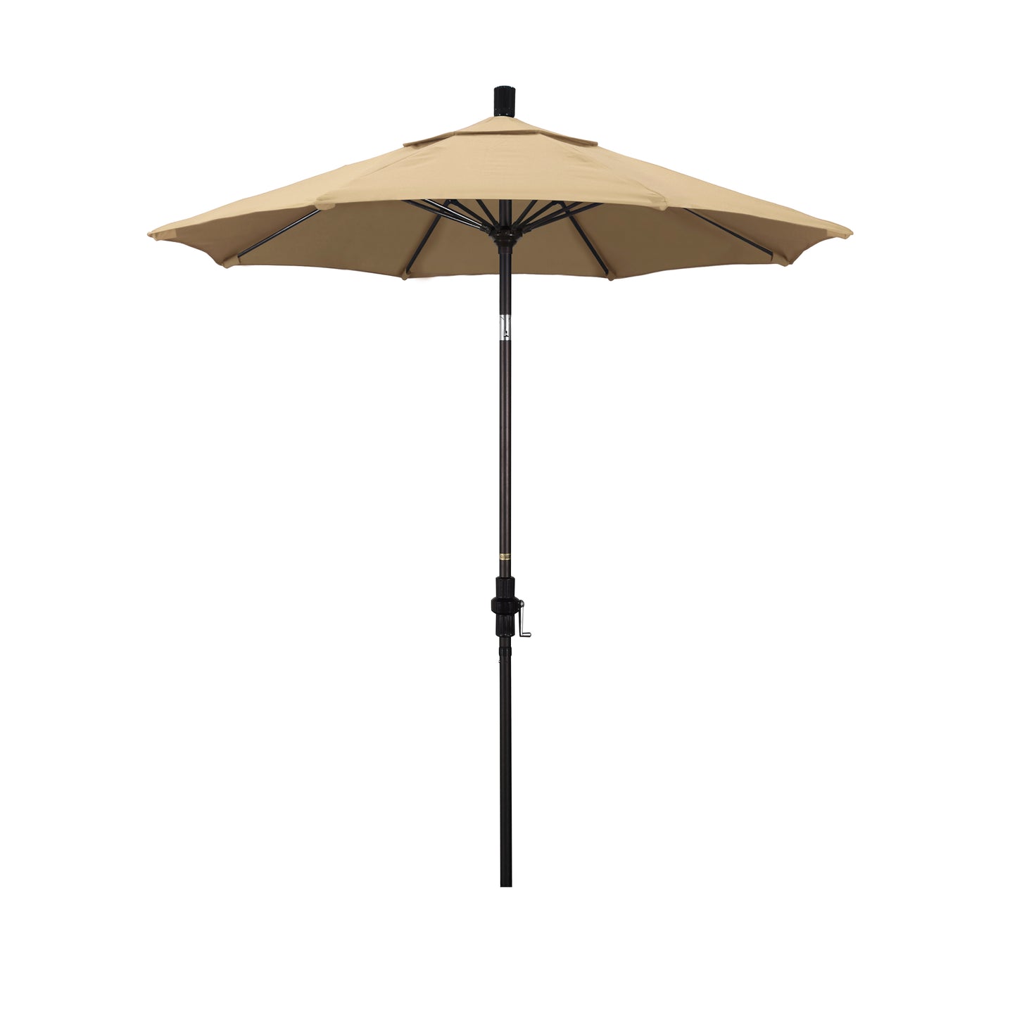 CasaFoyer 7.5' California Market Umbrella - Durable Aluminum Pole, Premium Fiberglass Ribs, Extra-Large Canopy, Advanced Tilt Design