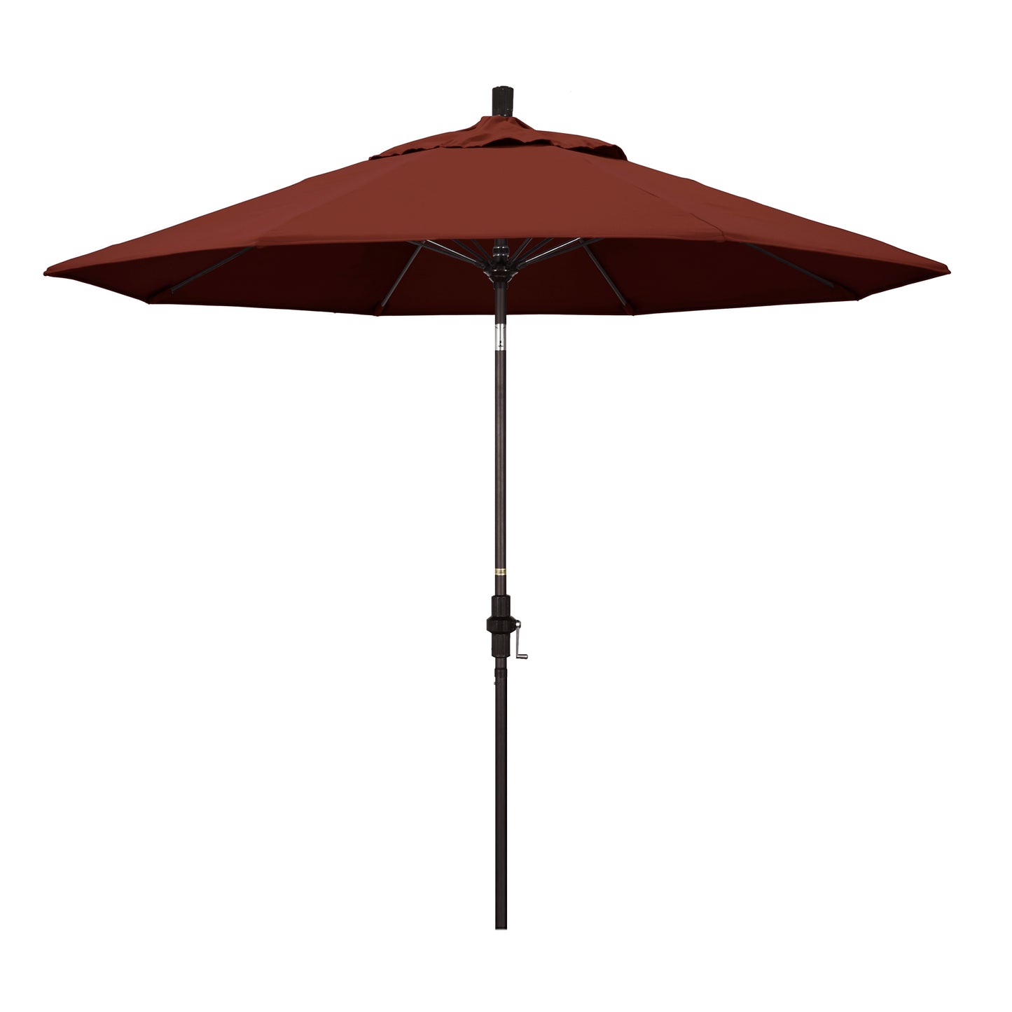 CasaFoyer Durable 9ft Fiberglass Frame Umbrella with Crank Lift & Tilt Mechanism - Water-Repellent Fabric - Ideal for Patio & Outdoor Use