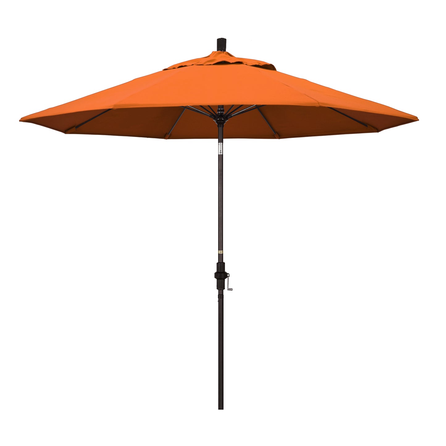 CasaFoyer 9' Fiberglass Frame Patio Umbrella with Water-Repellent Fabric, Crank Lift, Infinity Tilt - Ideal for 48" Round Tables (Base not included)