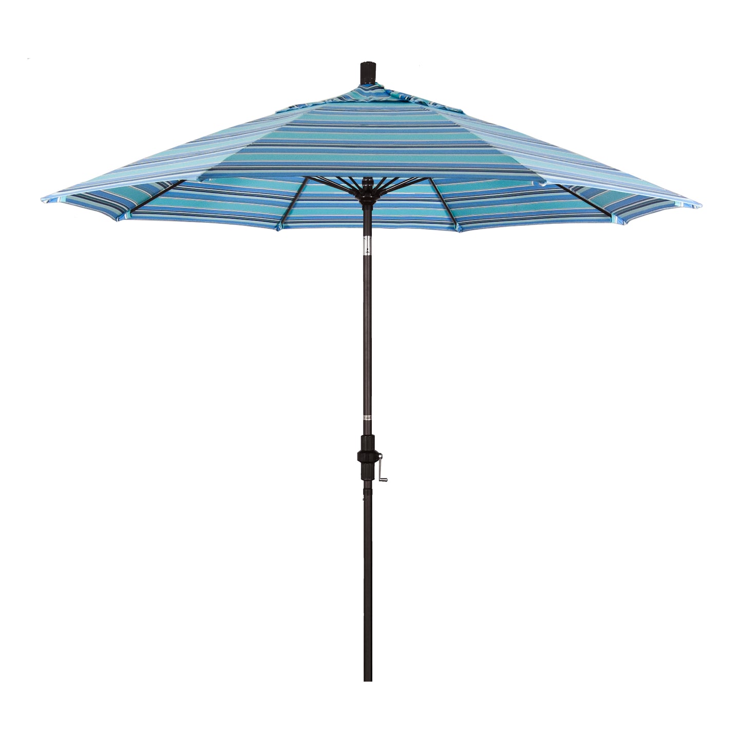 CasaFoyer Durable 9ft Fiberglass Frame Umbrella with Crank Lift & Tilt Mechanism - Water-Repellent Fabric, Windproof - Ideal for Patio Tables - Base Not Included