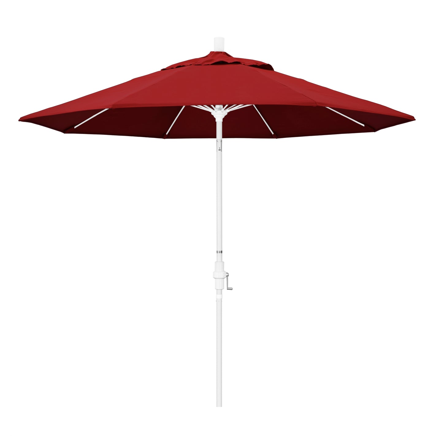CasaFoyer 9' Fiberglass Frame Patio Umbrella with Water-Repellent Fabric, Crank Lift, and Infinity Tilt - Durable and Adjustable for Sun Protection - Ideal for 48" Round Tables (Base not included)