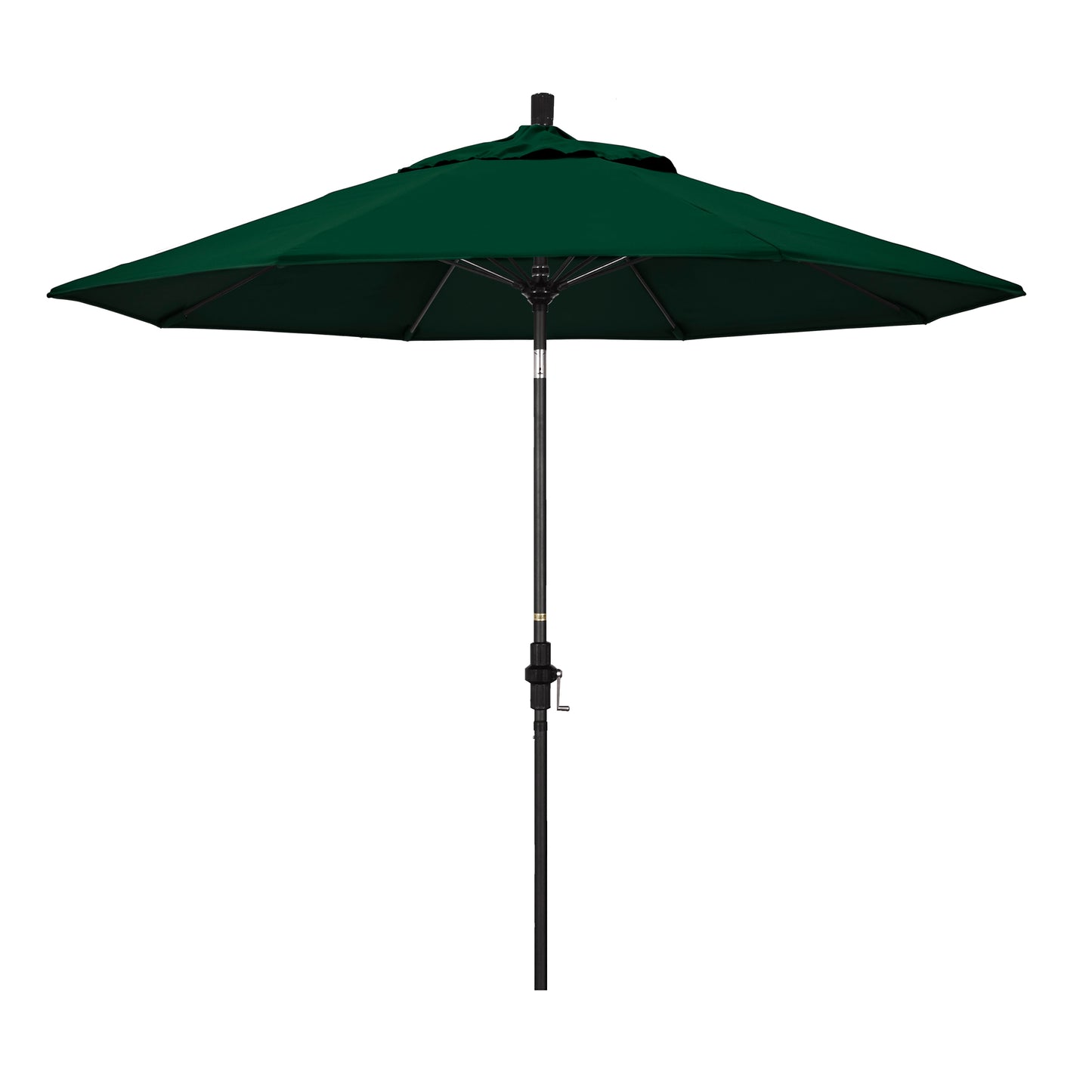 CasaFoyer Durable 9ft Fiberglass Frame Umbrella with Crank Lift and Tilt Mechanism - Ideal for Patio, Garden, and Outdoor Use - Water-Repellent Fabric