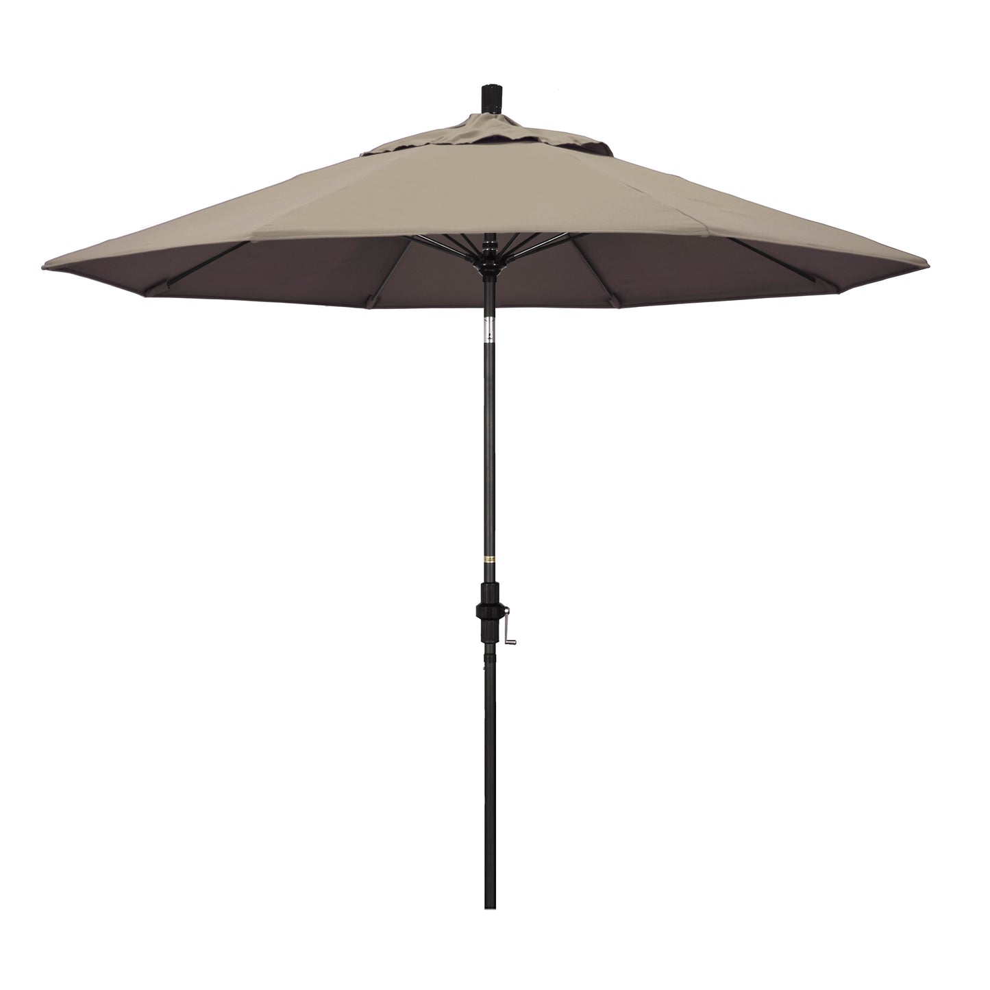 CasaFoyer 9' Fiberglass Frame Patio Umbrella with Water-Repellent Fabric, Crank Lift, and Infinity Tilt - Ideal for 48" Round Tables. (Base not included)