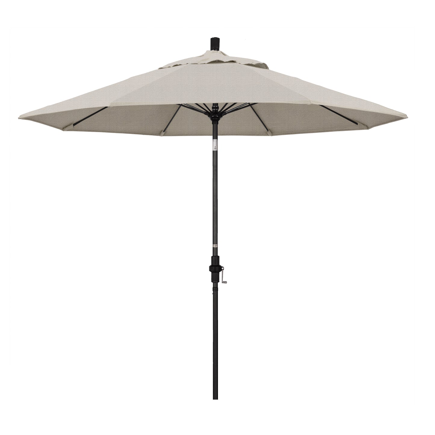 CasaFoyer Durable 9ft Patio Umbrella with Fiberglass Frame, Water-Repellent Fabric, Crank Lift, and Infinity Tilt - Ideal for Sun Protection and Outdoor Use