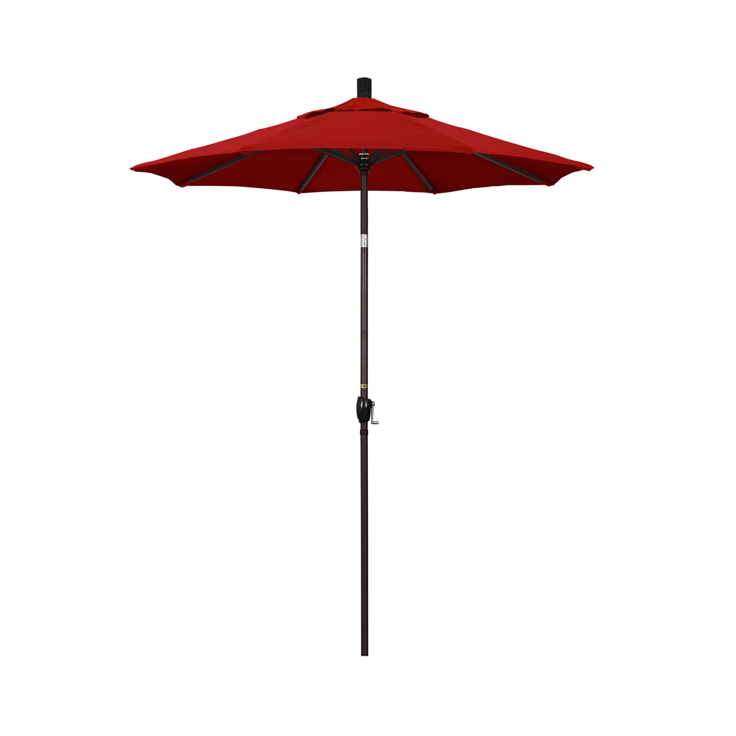 CasaFoyer 6ft California Umbrella - Aluminum Frame, Crank-to-Open, Push-to-Tilt, Easy Sun Canopy Adjustment, Durable Design