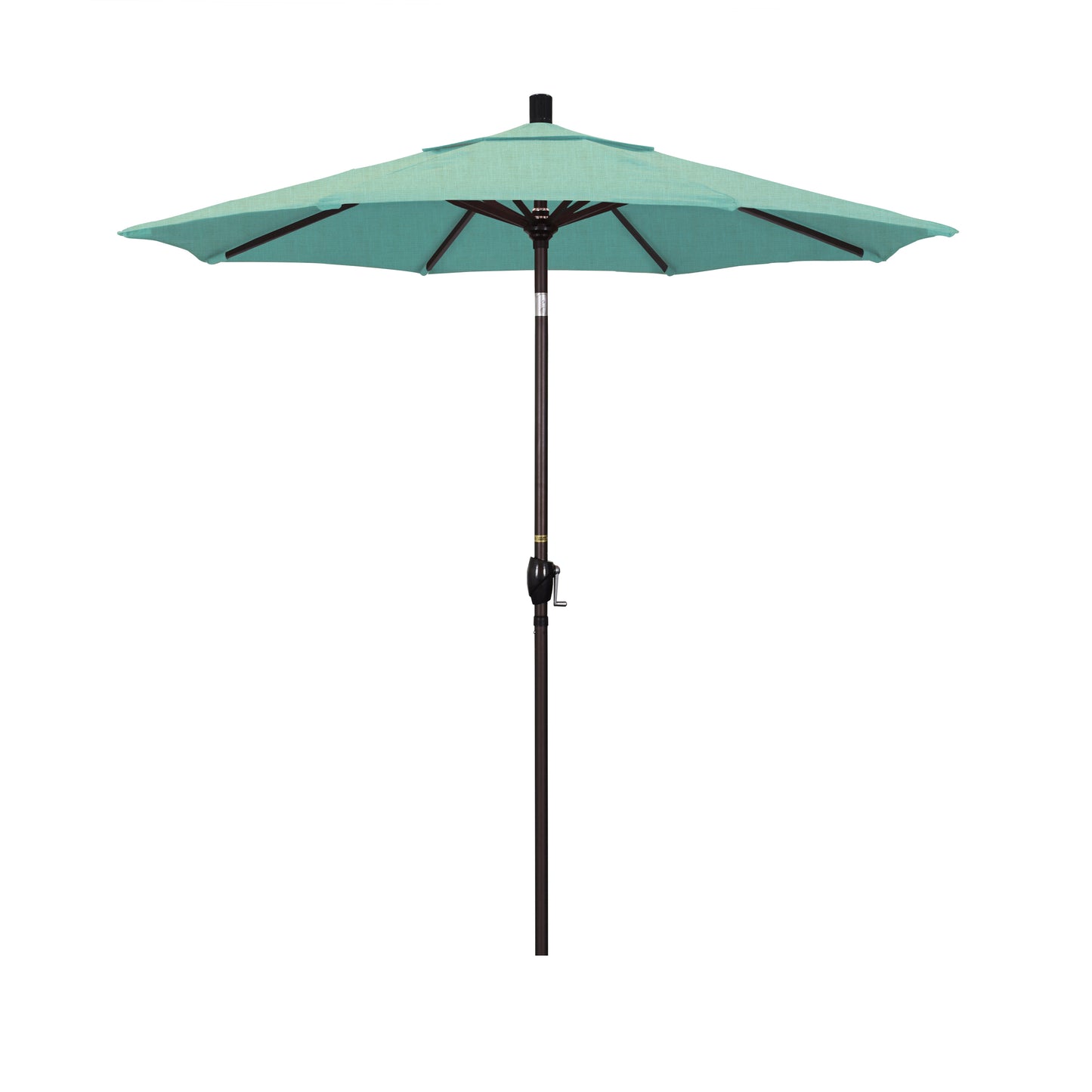 CasaFoyer 7ft California Umbrella Market Style - Aluminum Frame, Crank-to-Open, Push-to-Tilt Design, Durable & User-Friendly - Perfect for Residential Spaces
