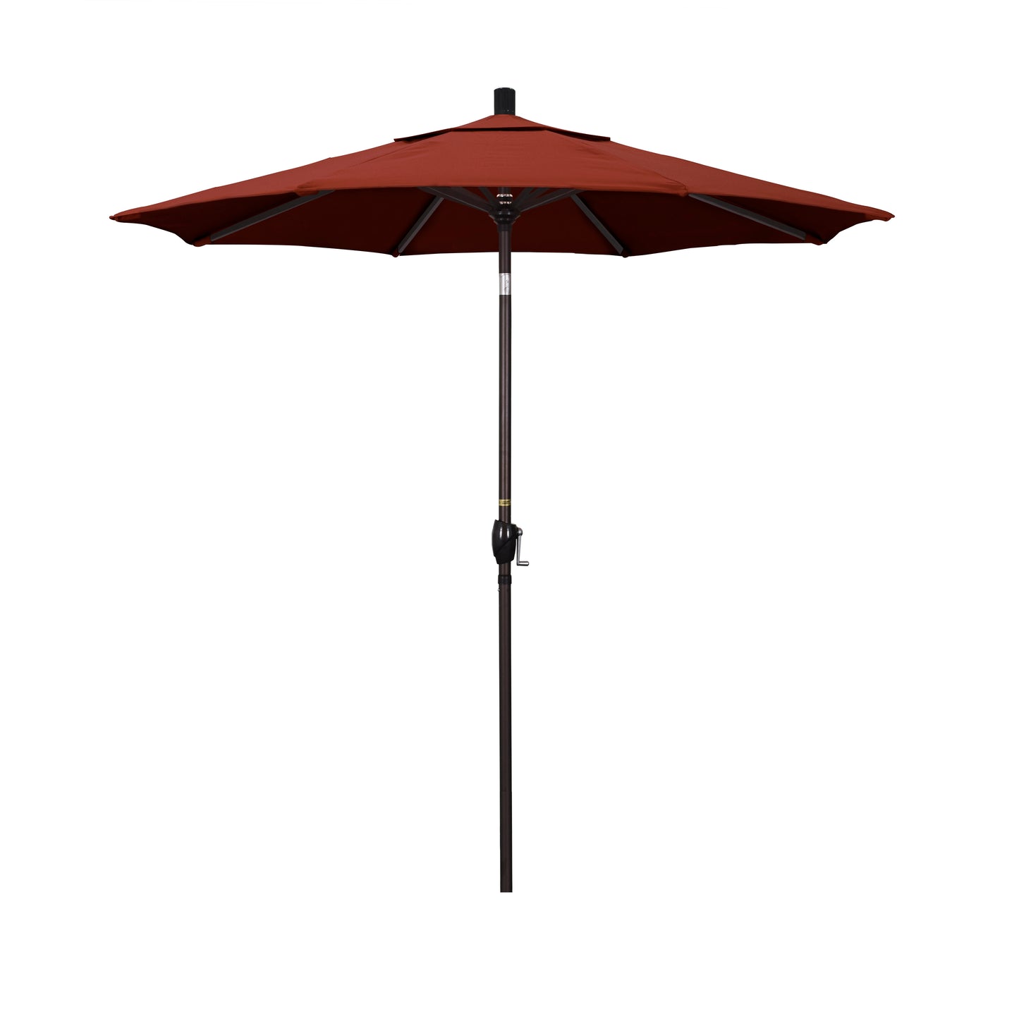 CasaFoyer 7ft California Umbrella - Elegant, Space-Saving Design, Crank-to-Open, Push-to-Tilt, Durable Aluminum Frame