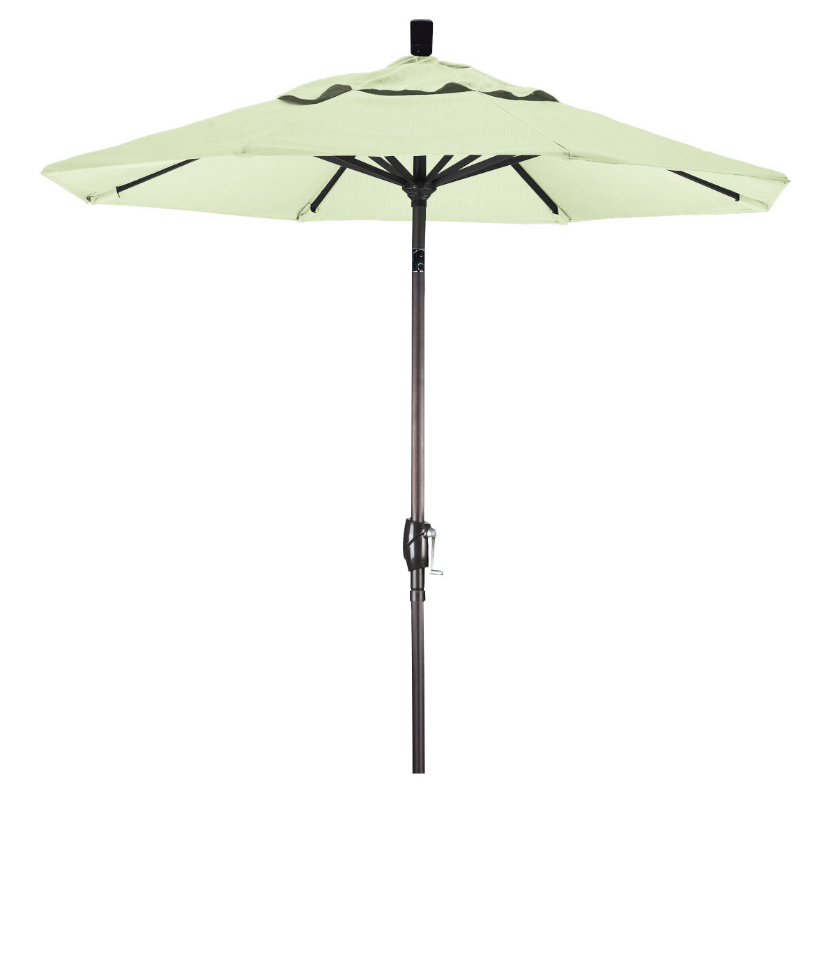 CasaFoyer 7ft California Umbrella - Classic Market Style with Crank-to-Open & Push-to-Tilt Mechanism, Durable Aluminum Frame, Optimal Shade