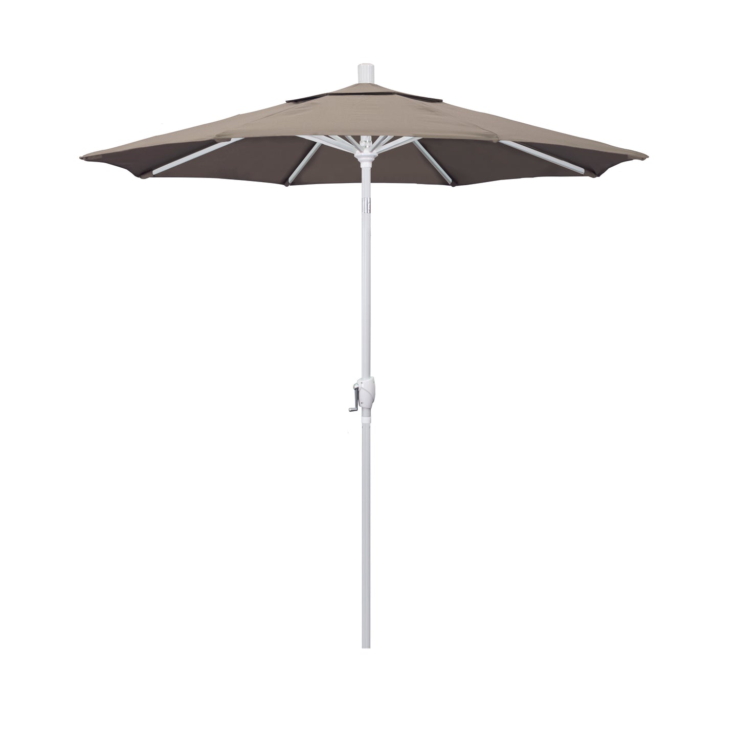 CasaFoyer 7ft California Umbrella - Classic Market Style, Crank-to-Open, Push-to-Tilt, Durable Aluminum Frame, User-Friendly & Long-Lasting