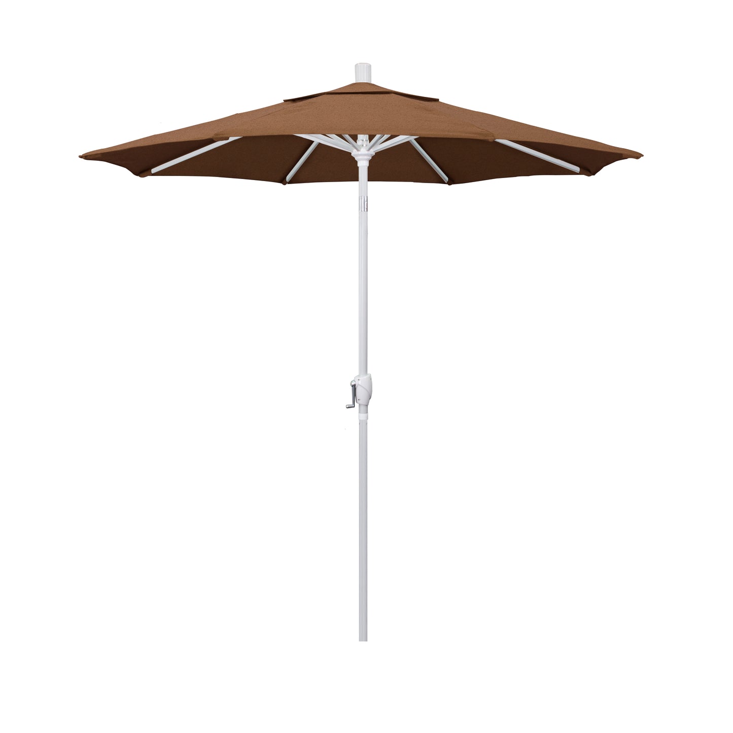 CasaFoyer 7ft California Umbrella - Aluminum Frame, Crank-to-Open, Push-to-Tilt Design, Easy Shade Adjustment, Residential Choice