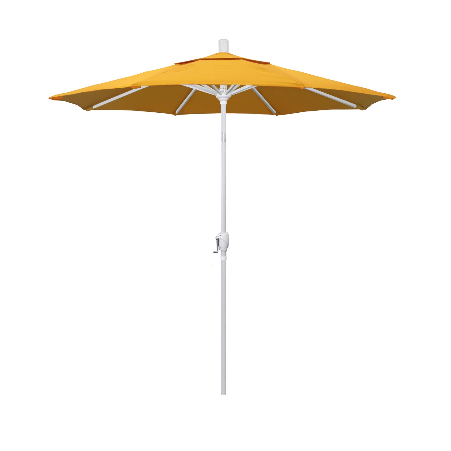 CasaFoyer 7ft California Umbrella - Crank-to-Open, Push-to-Tilt, Aluminum Frame - Enhances Outdoor Space - Easy Sun Adjustment