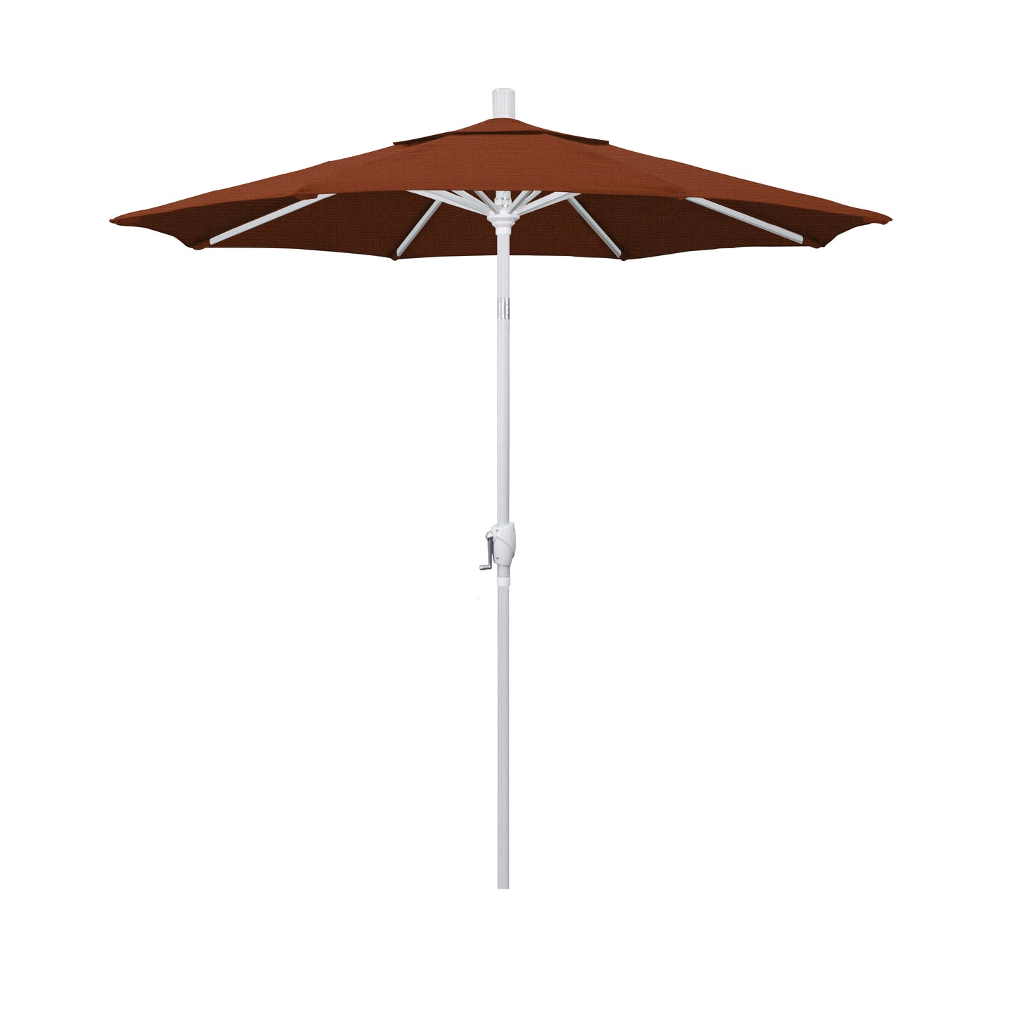 CasaFoyer 7ft California Umbrella - Classic and Elegant Market Style with Crank-to-Open and Push-to-Tilt Design - Durable and User-Friendly