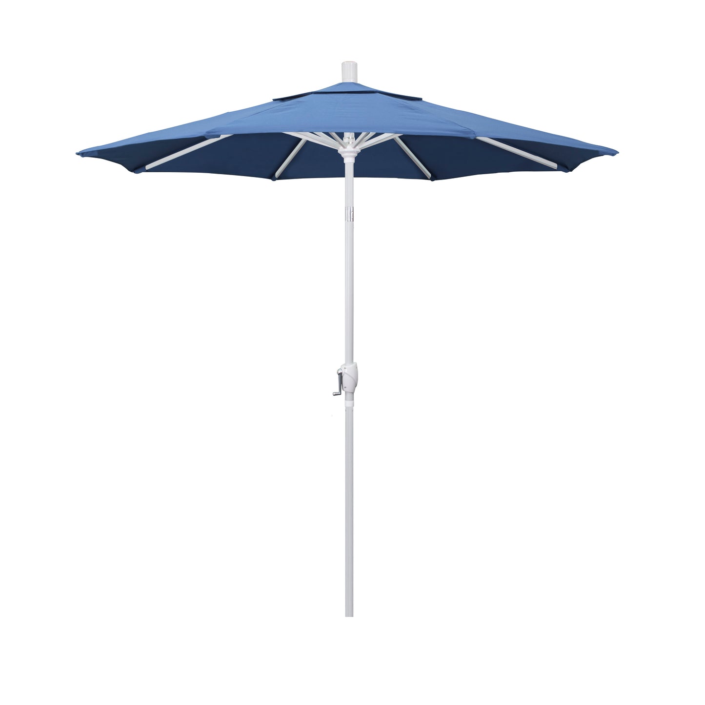 CasaFoyer 7ft California Umbrella - Classic Market Style, Aluminum Frame, Crank-to-Open, Push-to-Tilt, Durable Design, Easy Sun Adjustment