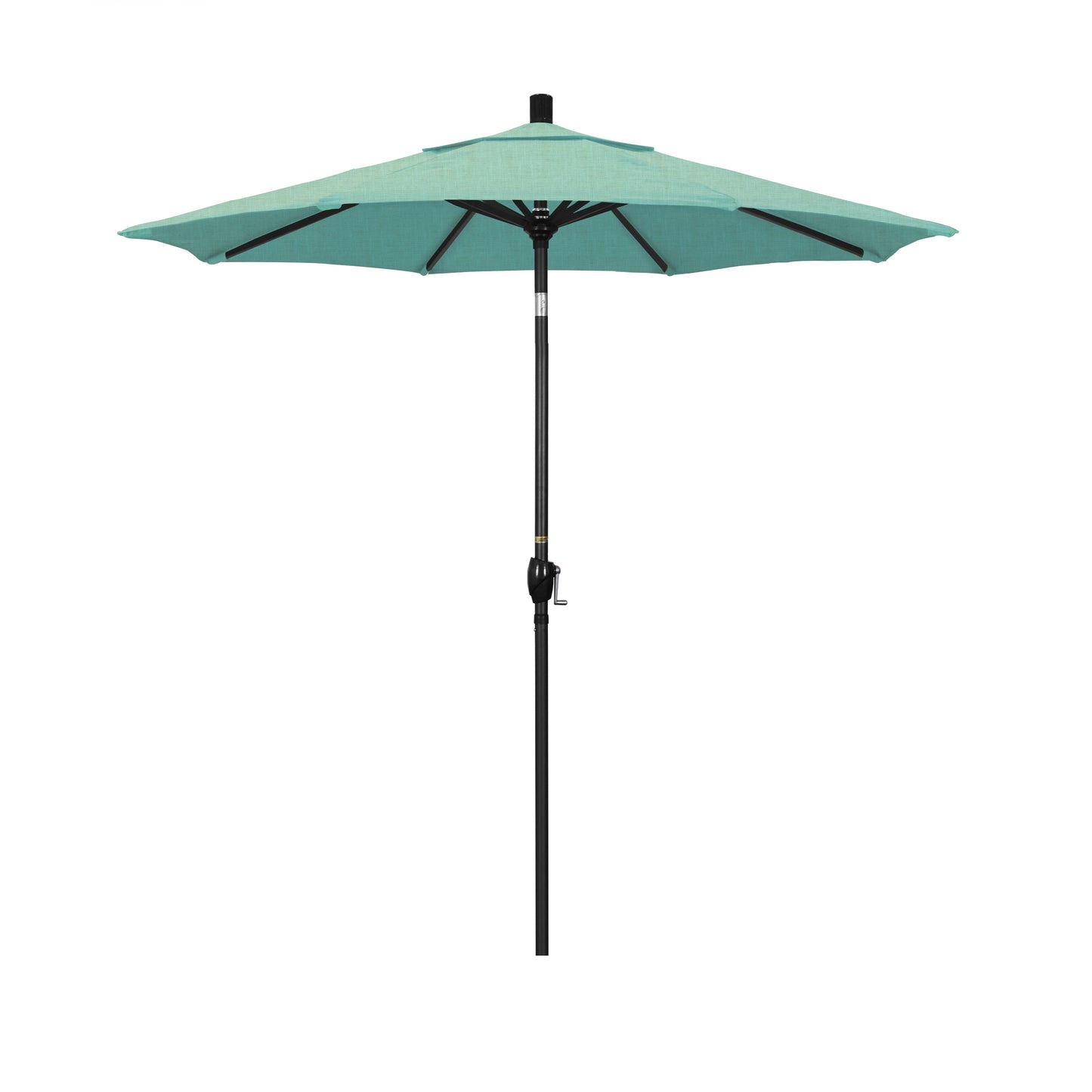 CasaFoyer 7ft California Umbrella - Classic Market Style with Crank-to-Open & Push-to-Tilt Design, Durable Aluminum Frame, Easy Sun Adjustment
