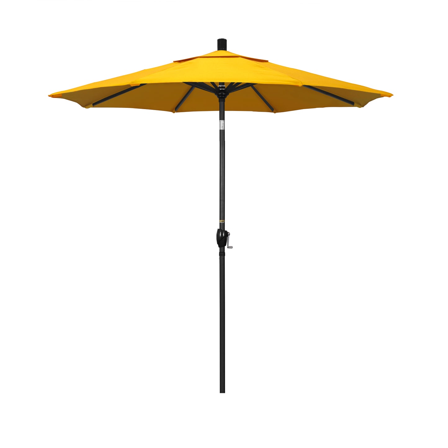 CasaFoyer 7ft California Umbrella - Classic Design, Crank-to-Open, Push-to-Tilt, Easy Shade Adjustment, Durable Aluminum Frame