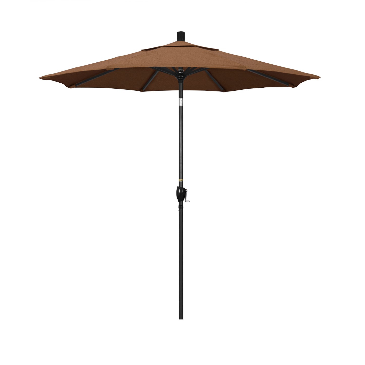 CasaFoyer 7ft California Umbrella - Classic Market Style, Aluminum Frame, Crank-to-Open, Push-to-Tilt, Easy Shade Adjustment