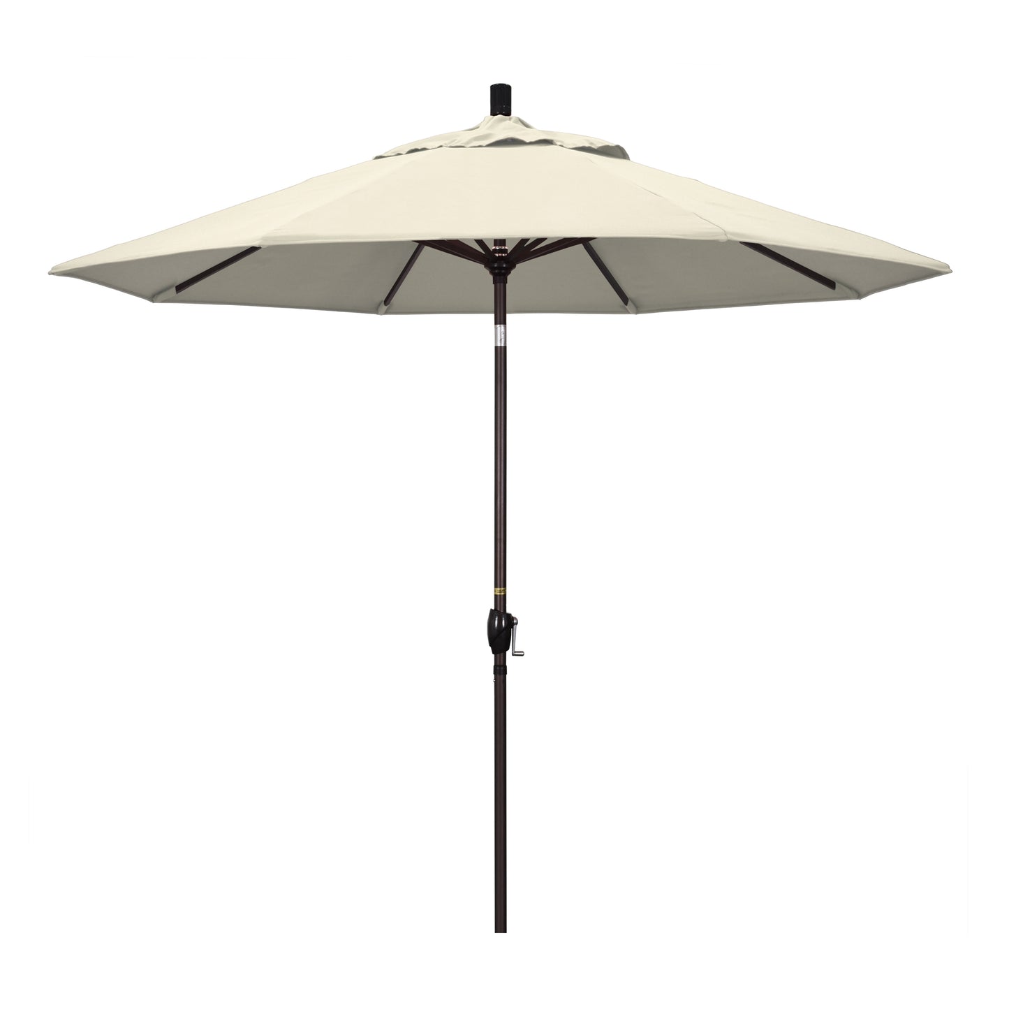 CasaFoyer Elegant 9ft Patio Umbrella with Crank Lift, Push Button Tilt, and Olefin Fabric - Stylish Shade for Outdoor Patios and Terraces