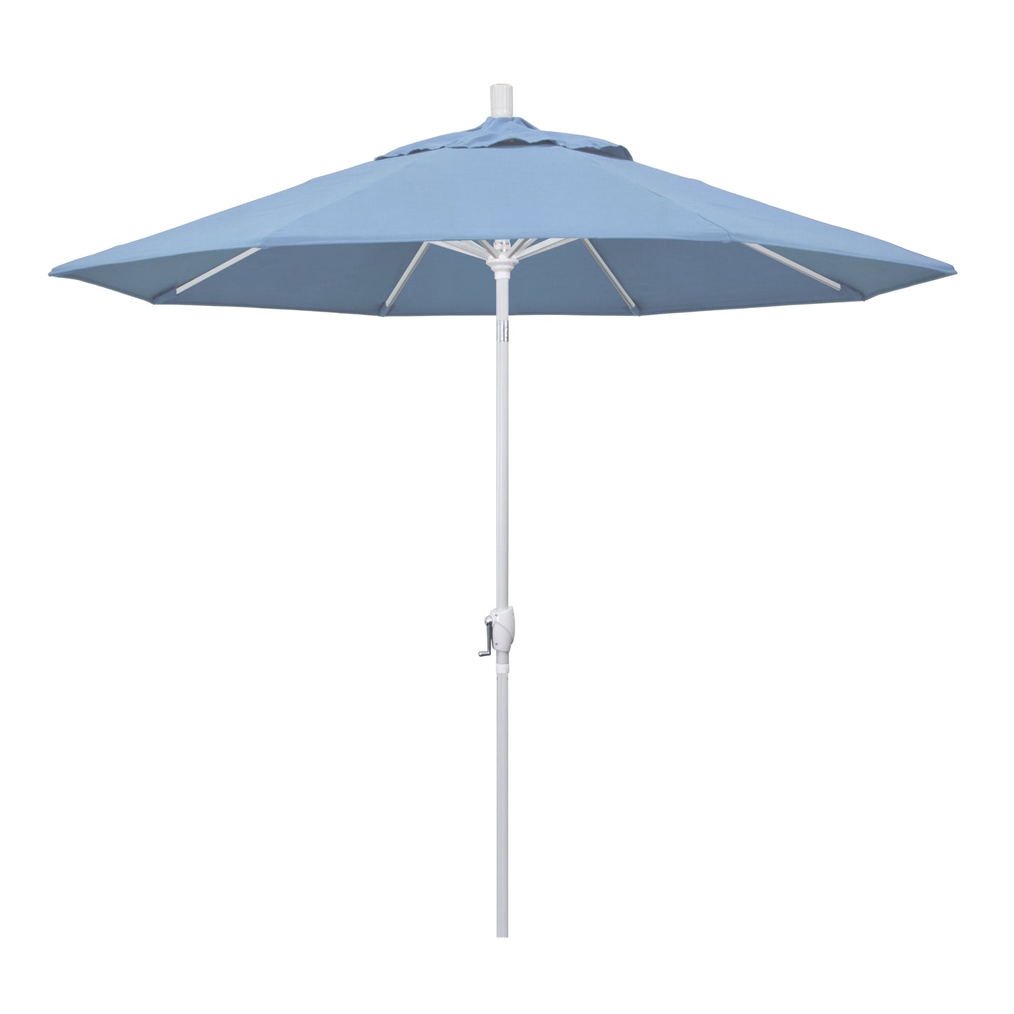 CasaFoyer 9' Elegant Solid-Colored Patio Umbrella | Durable Aluminum Ribs | Crank Lift & Push-Button Tilt | Sun Protection & Timeless Design | Olefin Fabric