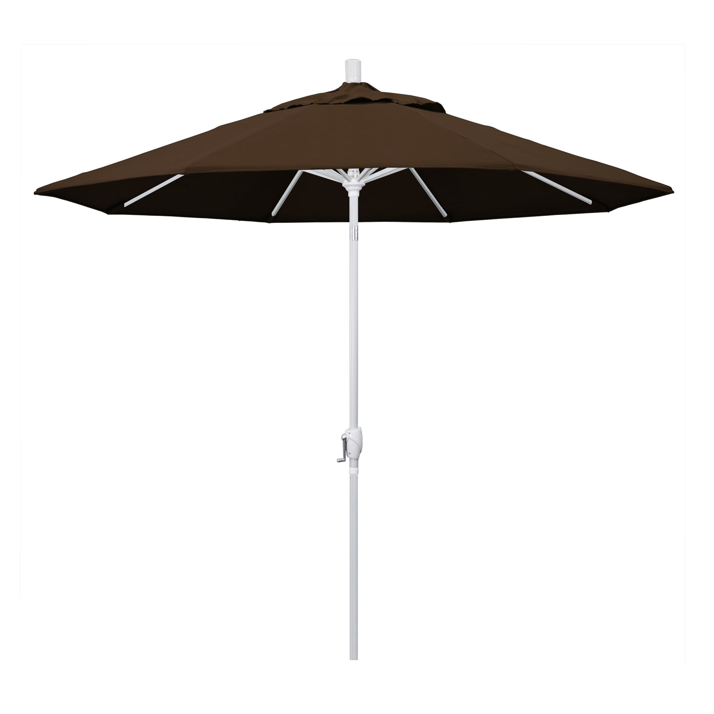 CasaFoyer 9' Aluminum Rib Patio Umbrella - Shade & Style for Patios & Terraces. Easy Crank Lift, Push-Button Tilt. Durable Olefin Fabric Blocks Sunlight.