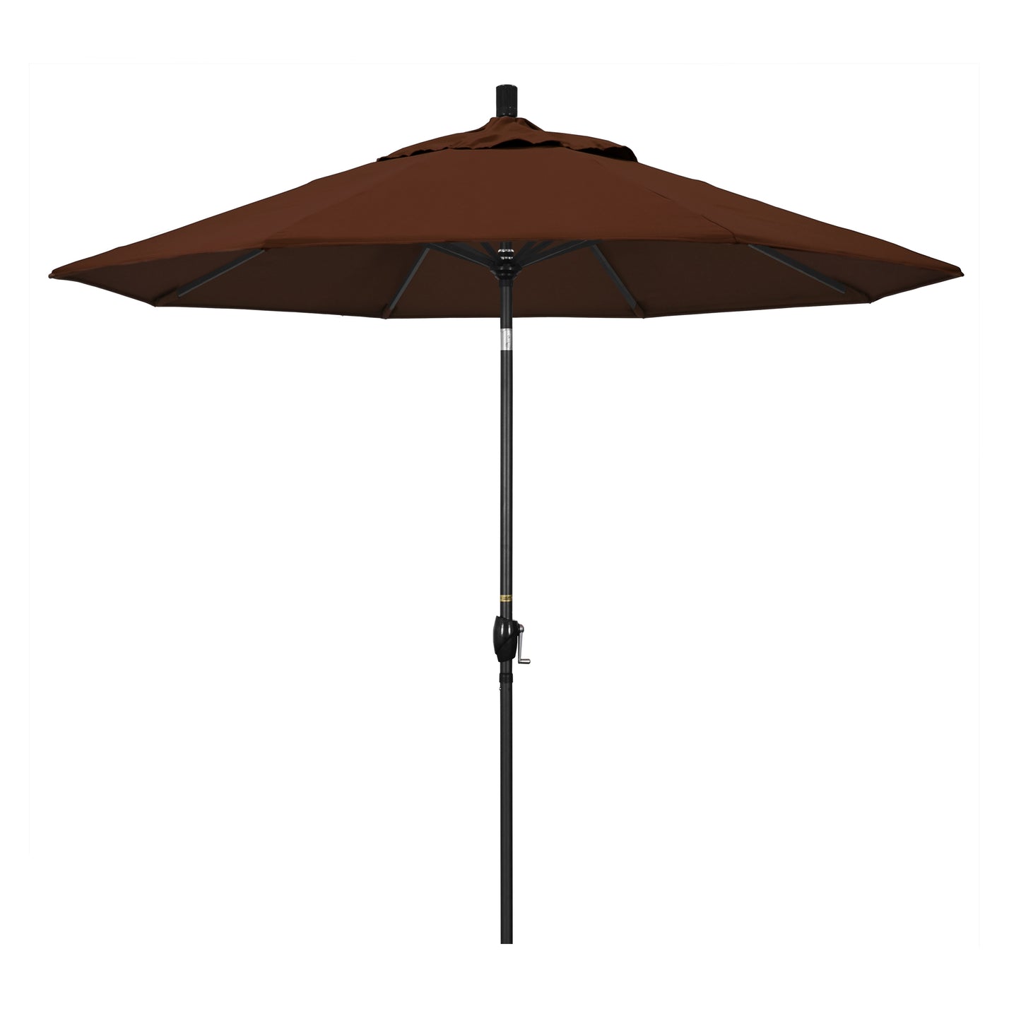 CasaFoyer Elegant 9ft Patio Umbrella with Aluminum Ribs, Crank Lift, and Push-Button Tilt - Ample Shade for Patios and Terraces - Durable Olefin Fabric - Stylish and Functional