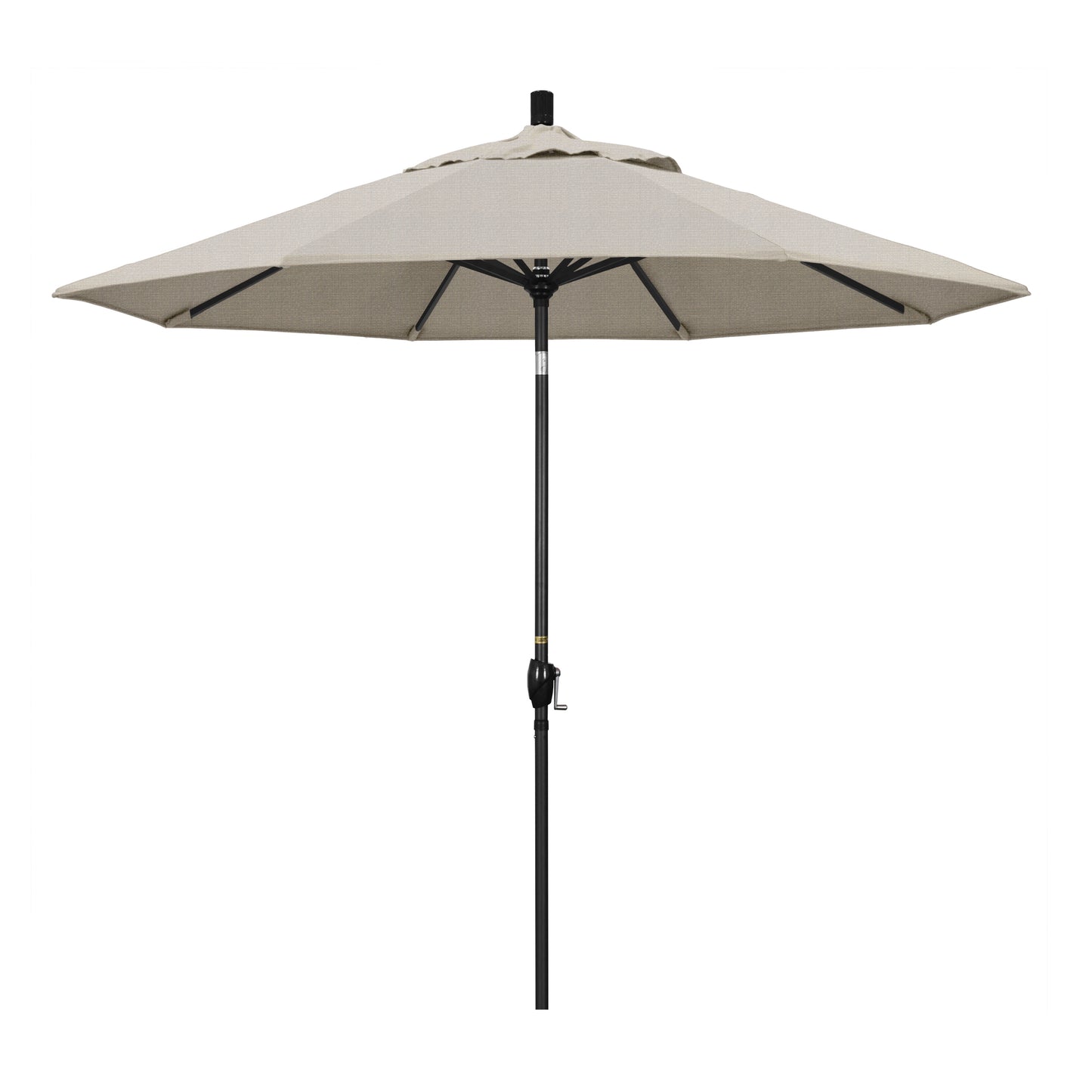CasaFoyer Elegant 9-Foot Patio Umbrella with Aluminum Ribs, Crank Lift, and Push-Button Tilt - Durable Olefin Fabric for Sun Protection and Style