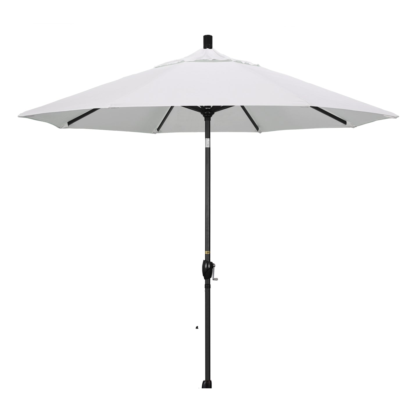 CasaFoyer Elegant 9ft Patio Umbrella | Solid Colors | Crank Lift & Tilt | Sturdy Olefin Fabric | Stylish & Practical Shade Solution