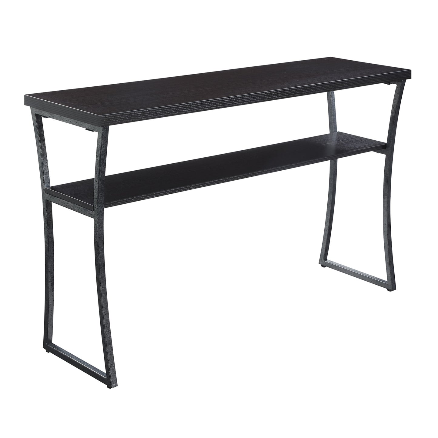 CasaFoyer X-Calibur Console Table with Shelf - Contemporary Design, Durable Metal Frame, Ample Storage, Aesthetic Delight