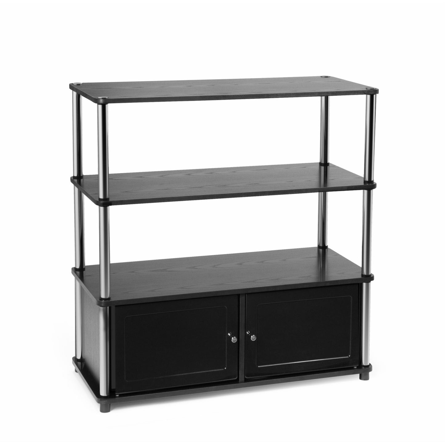 CasaFoyer Designs2Go Highboy TV Stand with Storage Cabinets and Shelves - Maximize Space, Modern Design, Durable Construction, Easy Assembly - CasaFoyer