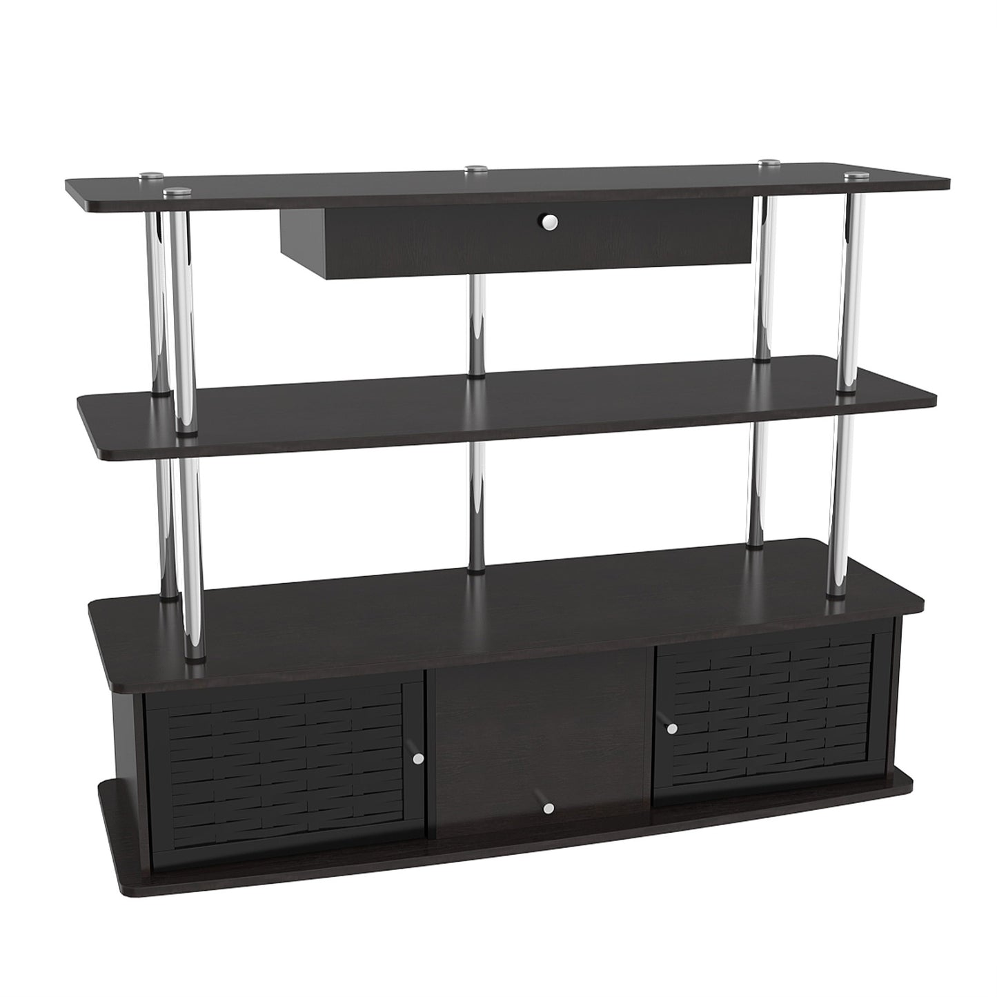 CasaFoyer Designs2Go Aspen TV Stand with Storage Cabinets and Shelves - Contemporary Design, Spacious Layout, Versatile and Functional - Perfect for Any Interior Decor