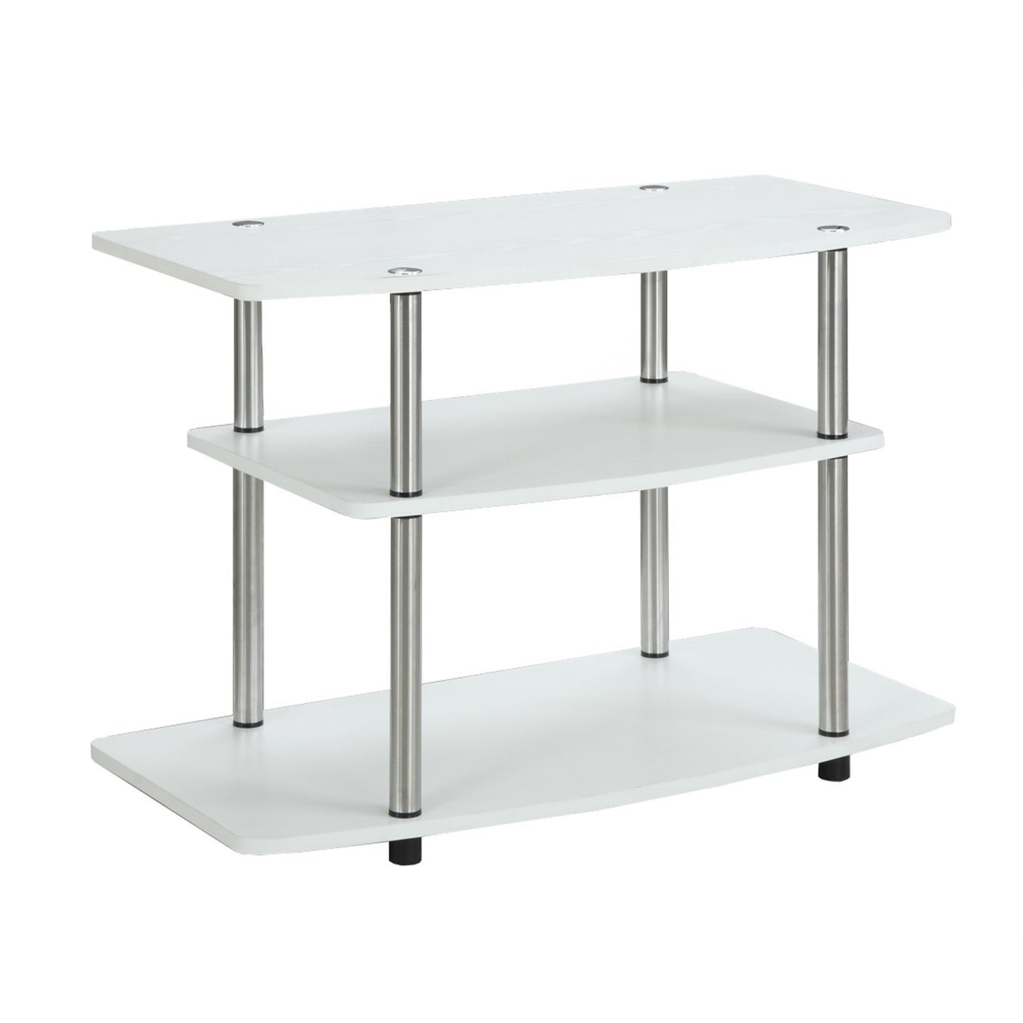 CasaFoyer Sleek and Modern Designs2Go 3 Tier TV Stand by - Ample Storage, Durable Construction, Easy Assembly - Upgrade Your Living Space