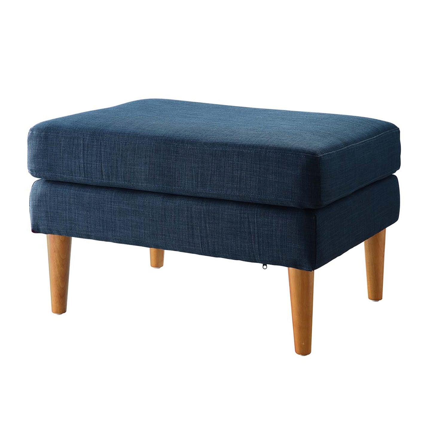 CasaFoyer Designs4Comfort Marlow Mid Century Ottoman - Soft Cushion, Durable Solid Wood Legs, Versatile & Stylish Home Decor - Cozy Seating for Guests - Must-Have Addition to Any Room