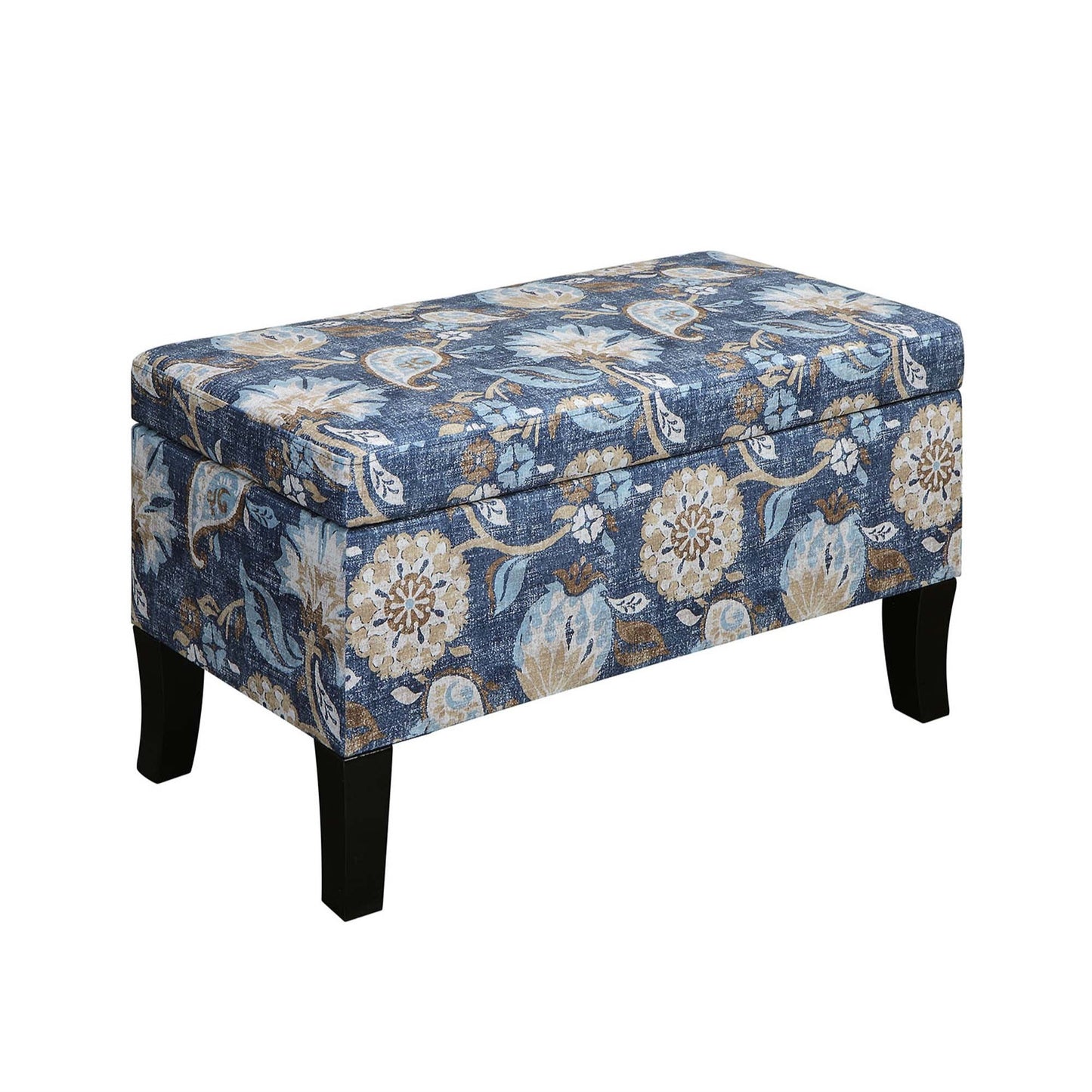 CasaFoyer Designs4Comfort Winslow Storage Ottoman - Stylish & Versatile Home Decor with Generous Storage Space & Solid Wood Feet