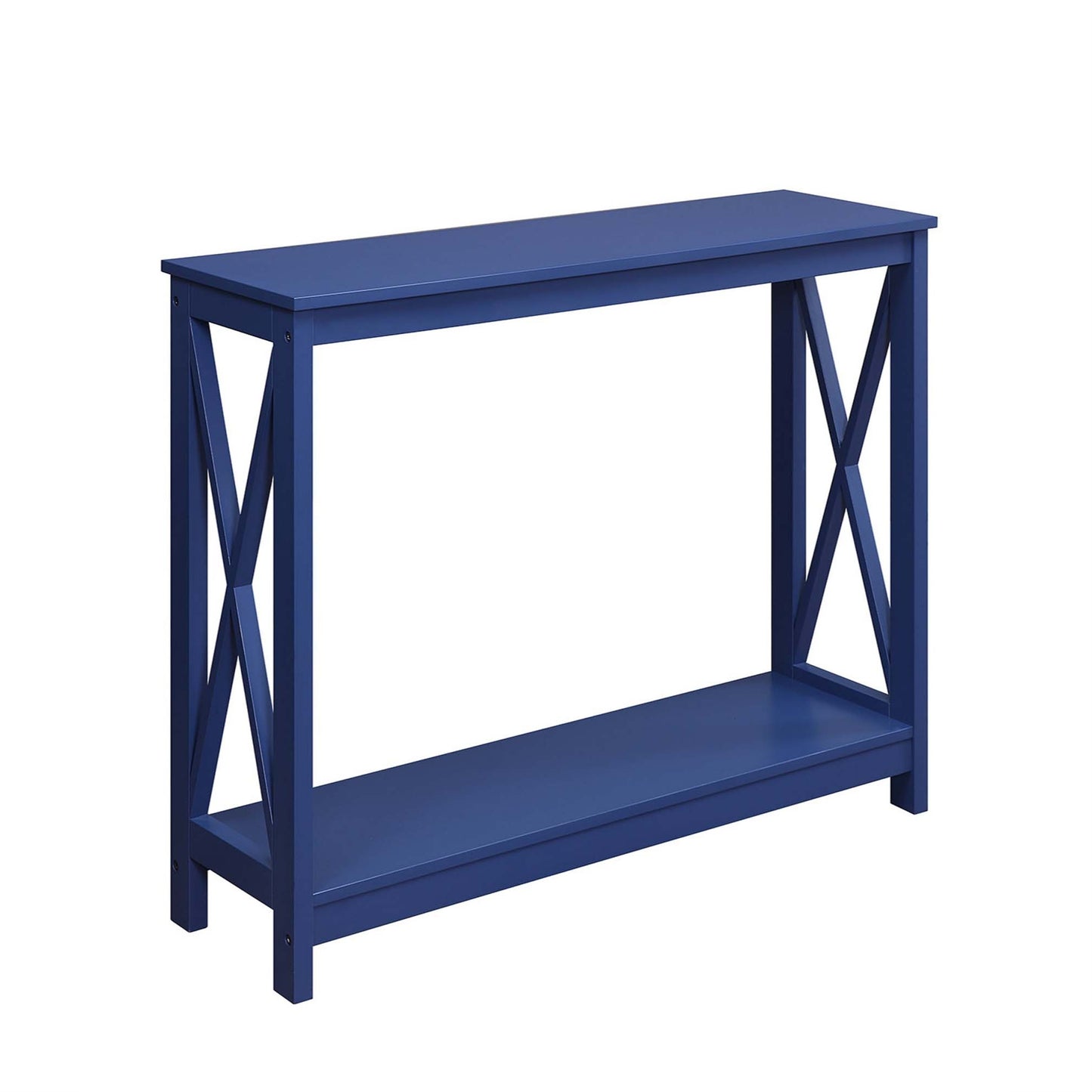 CasaFoyer Oxford Console Table - Elegant Home Decor with Bottom Shelf for Collectibles - Shelf Sold Separately