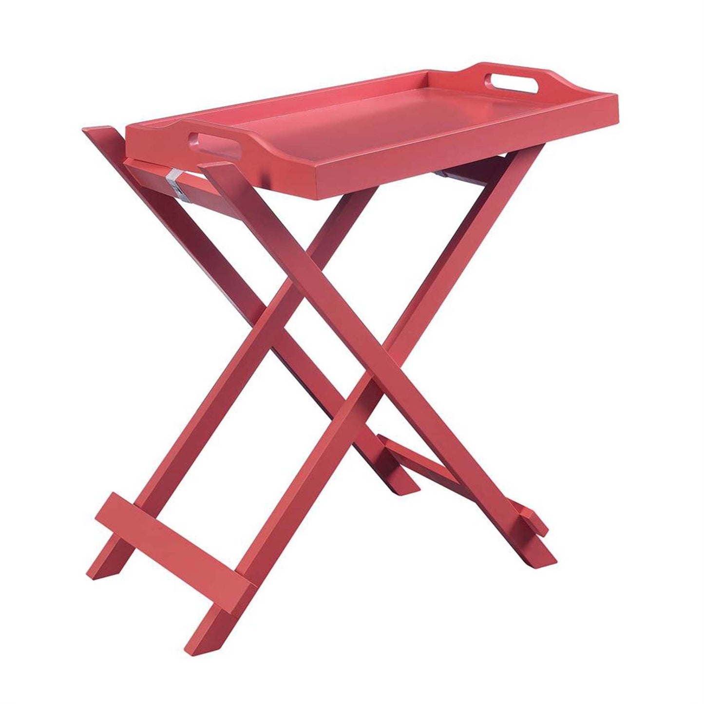 CasaFoyer Designs2Go Folding Tray Table - Portable & Durable TV Tray with Contemporary Style - Fully Assembled - Not for Direct Food Contact