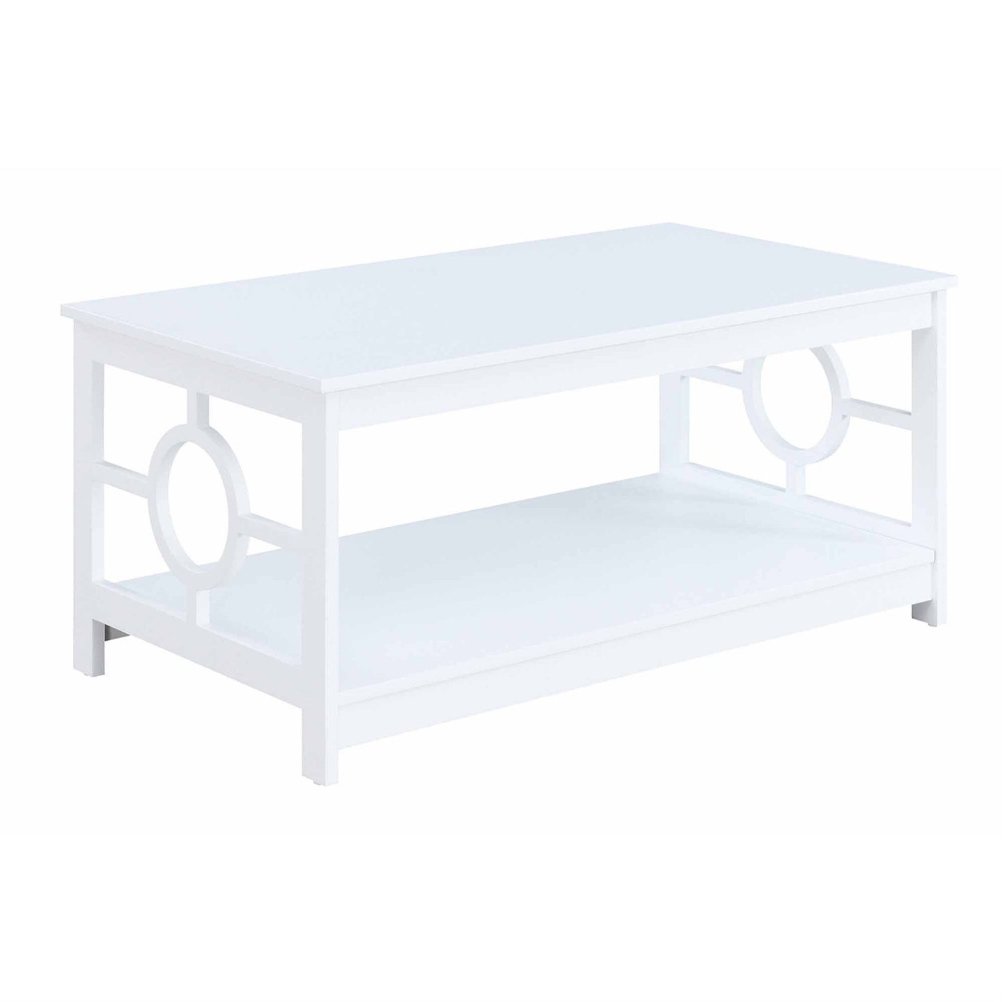CasaFoyer Ring Coffee Table with Shelf - Sleek Design, Durable Construction, Ample Storage Space - Perfect for Home Decor - Easy Assembly - Part of the Ring Collection