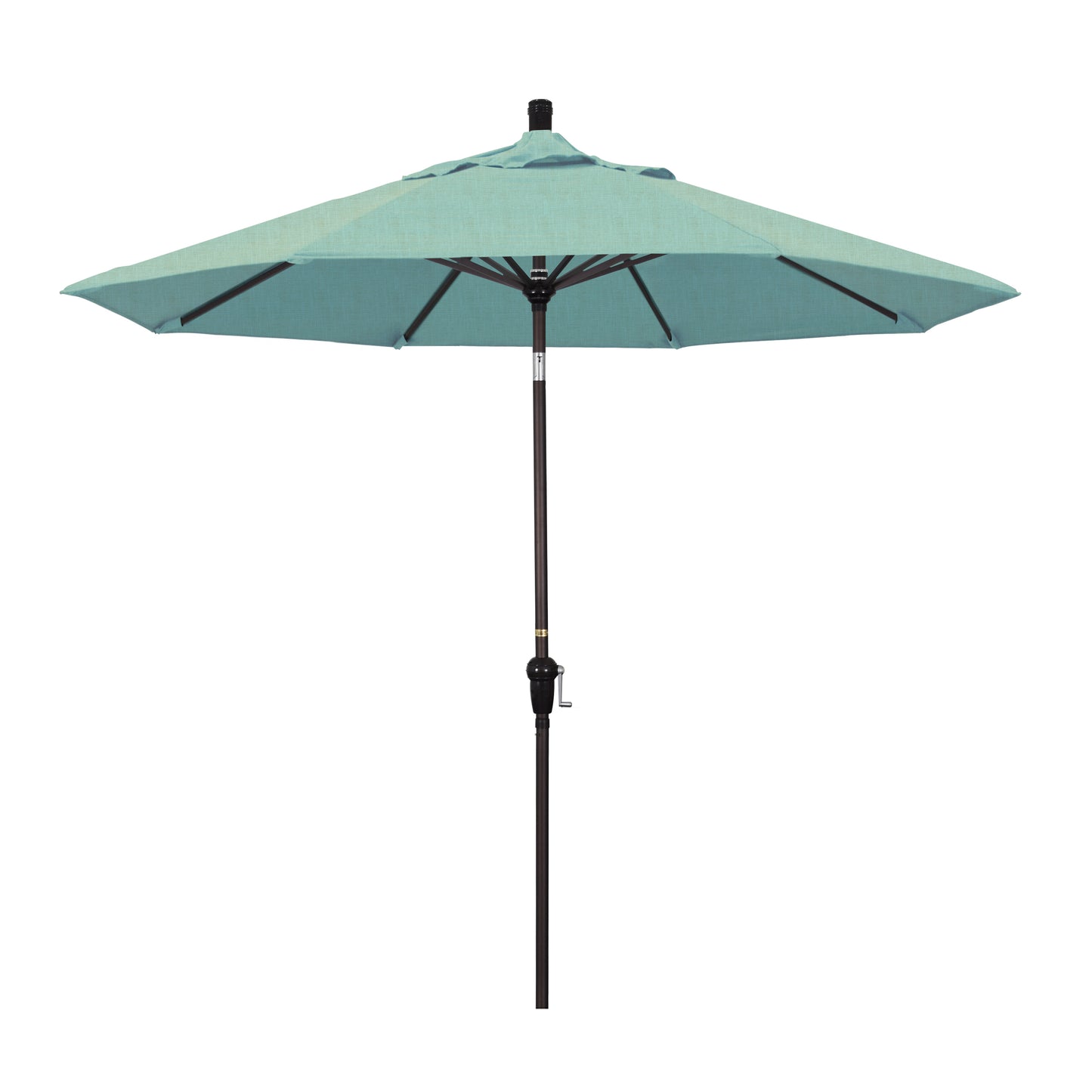 CasaFoyer 9ft California Umbrella - Market Style, Crank-to-Open/Crank-to-Tilt, Auto-Tilt, Durable Frame - Ideal for Residential Owners